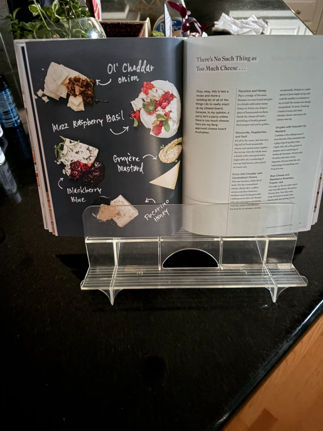 Clear Acrylic Cookbook/Tablet Stand - photo 2