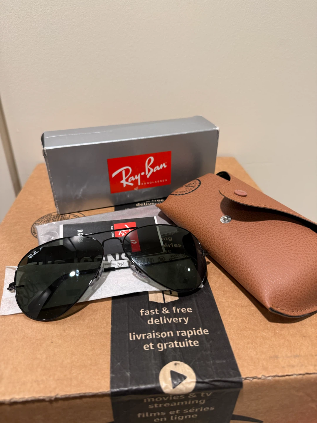 Ray-Ban P Sunglasses - Black