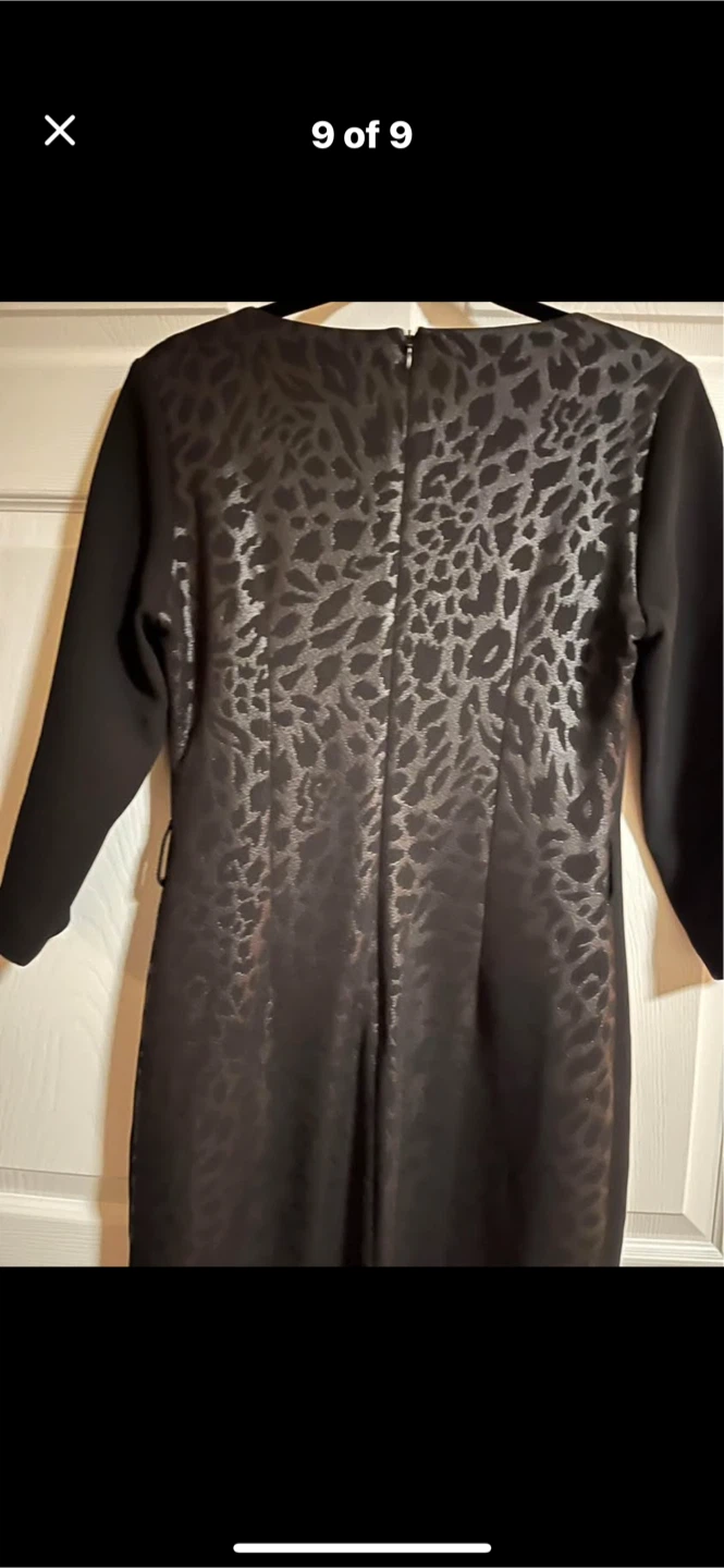 EZZE Dress with Black and Orange Accents - photo 2