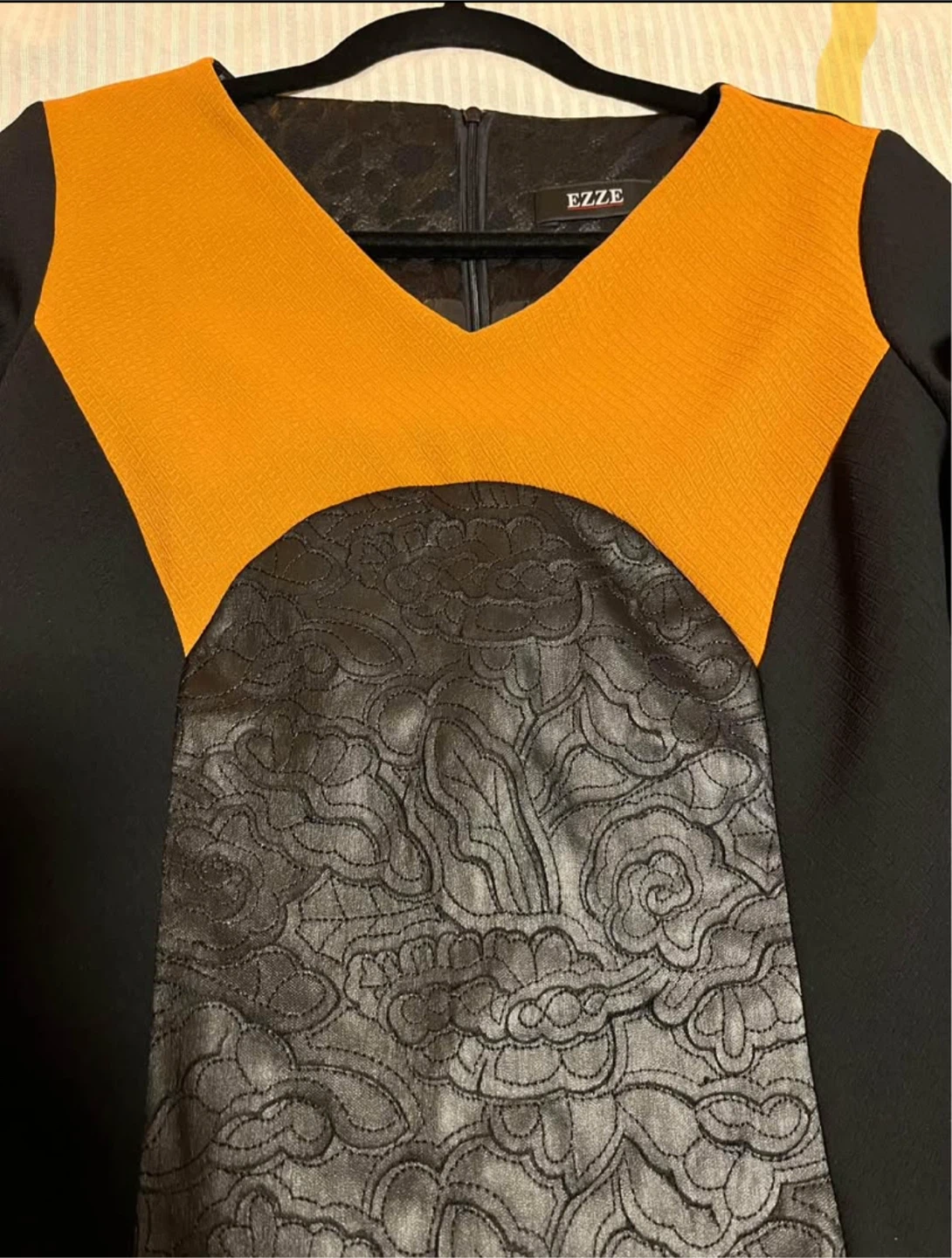 EZZE Dress with Black and Orange Accents - photo 3
