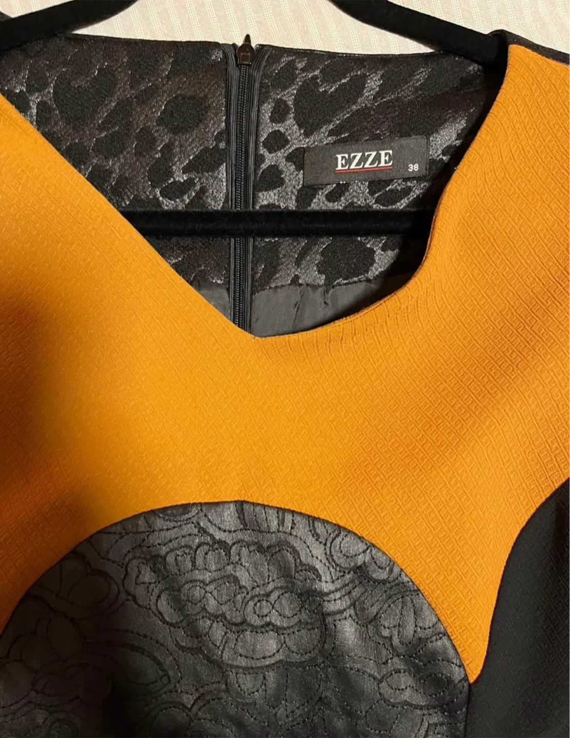 EZZE Dress with Black and Orange Accents - photo 4