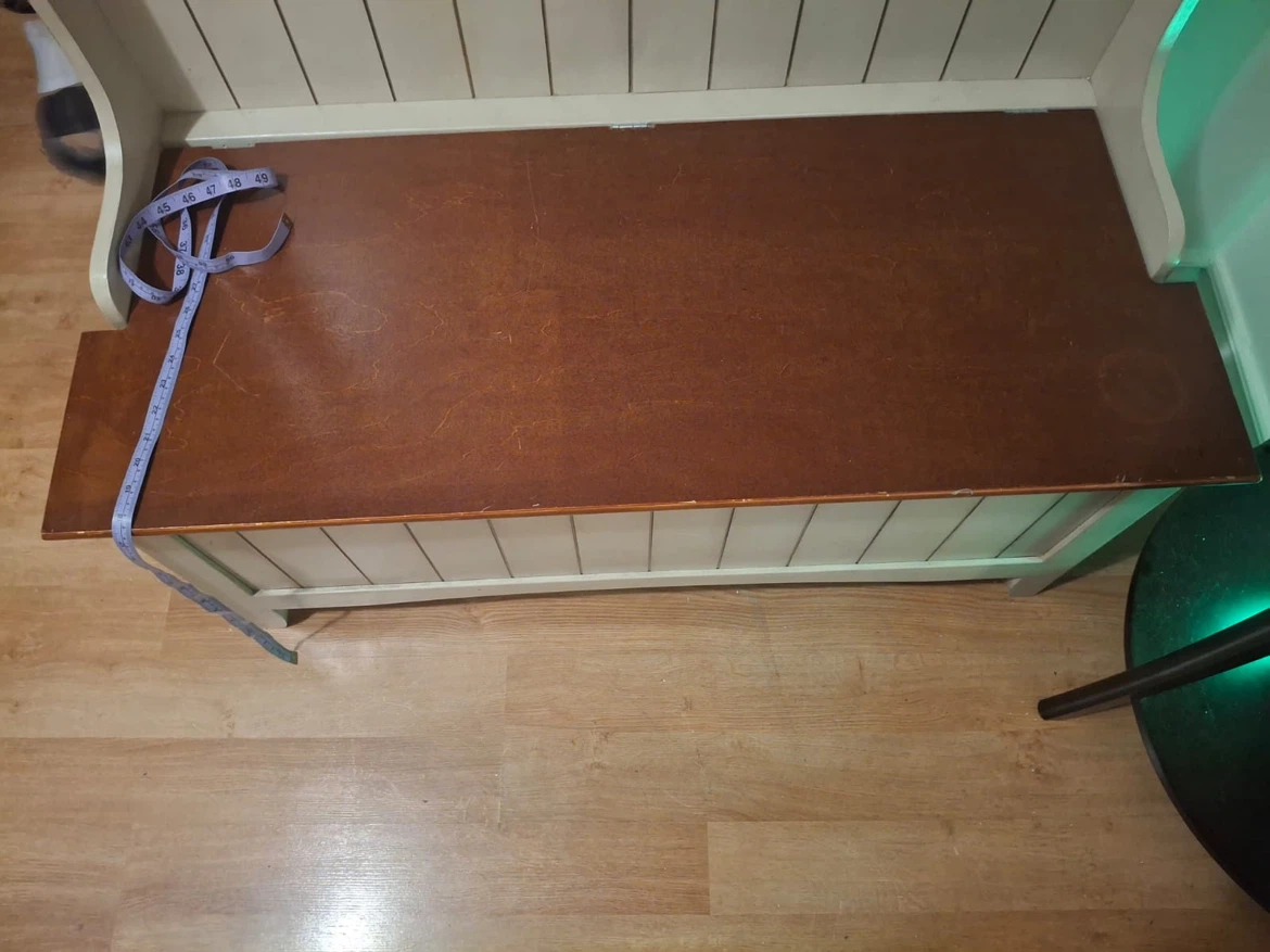 Hall Tree Bench with Storage - photo 4