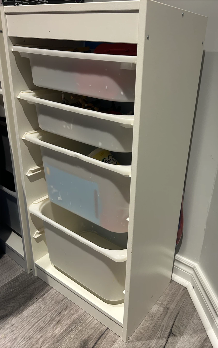 White 4-Drawer Storage Unit - photo 2