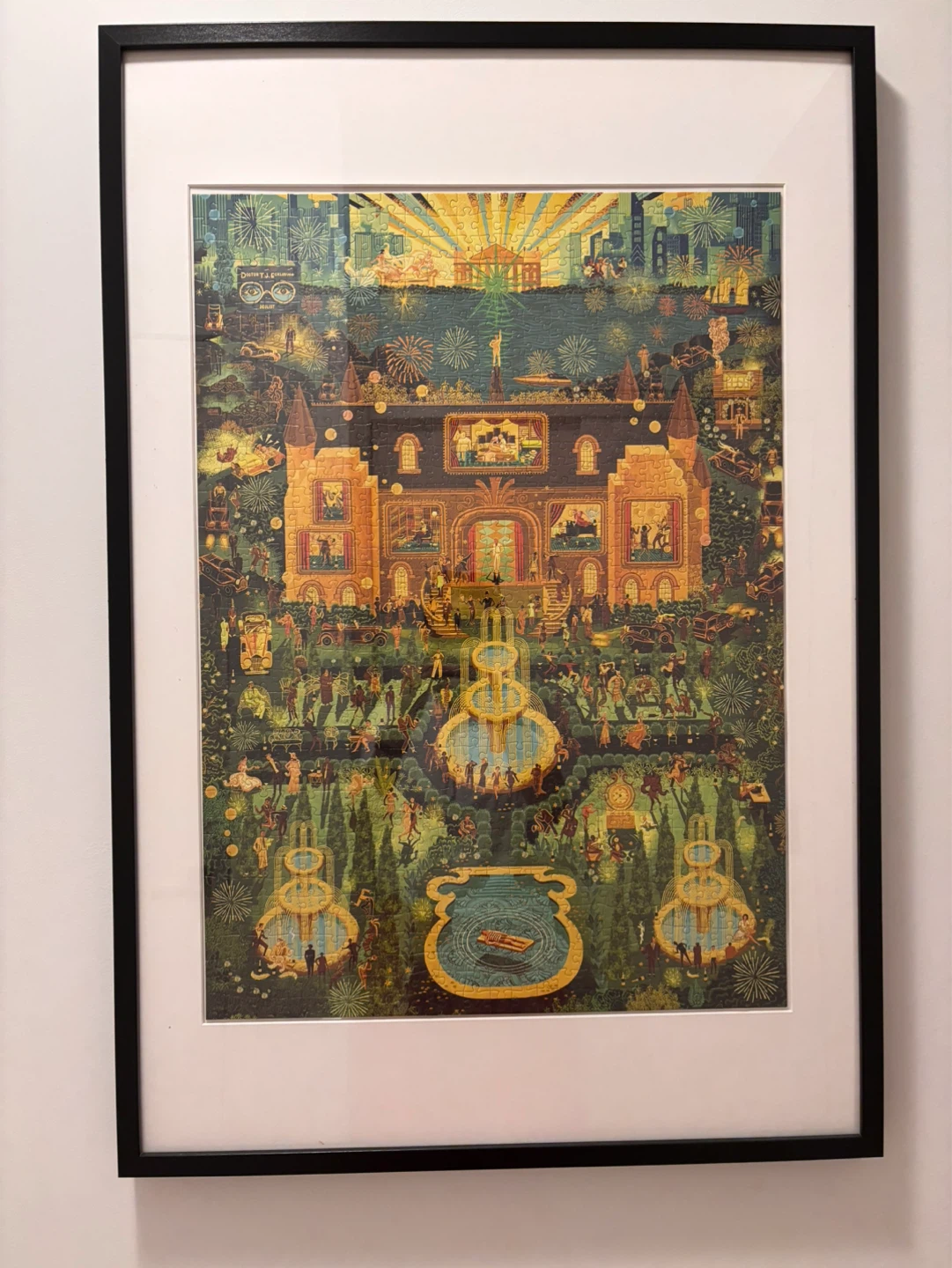 Framed Gatsby Art Puzzle