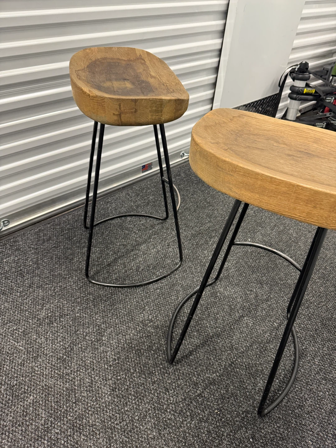 Wooden Bar Stools Set of 2 - photo 2