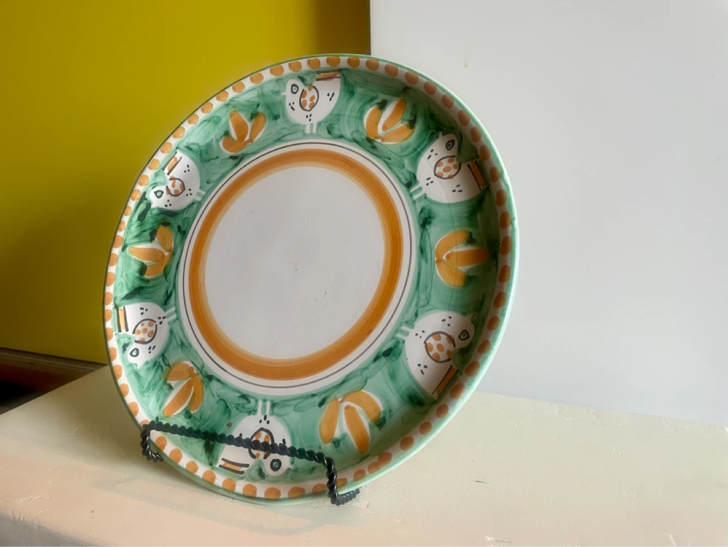 Vintage Solimene Italian Pottery Plate - photo 2