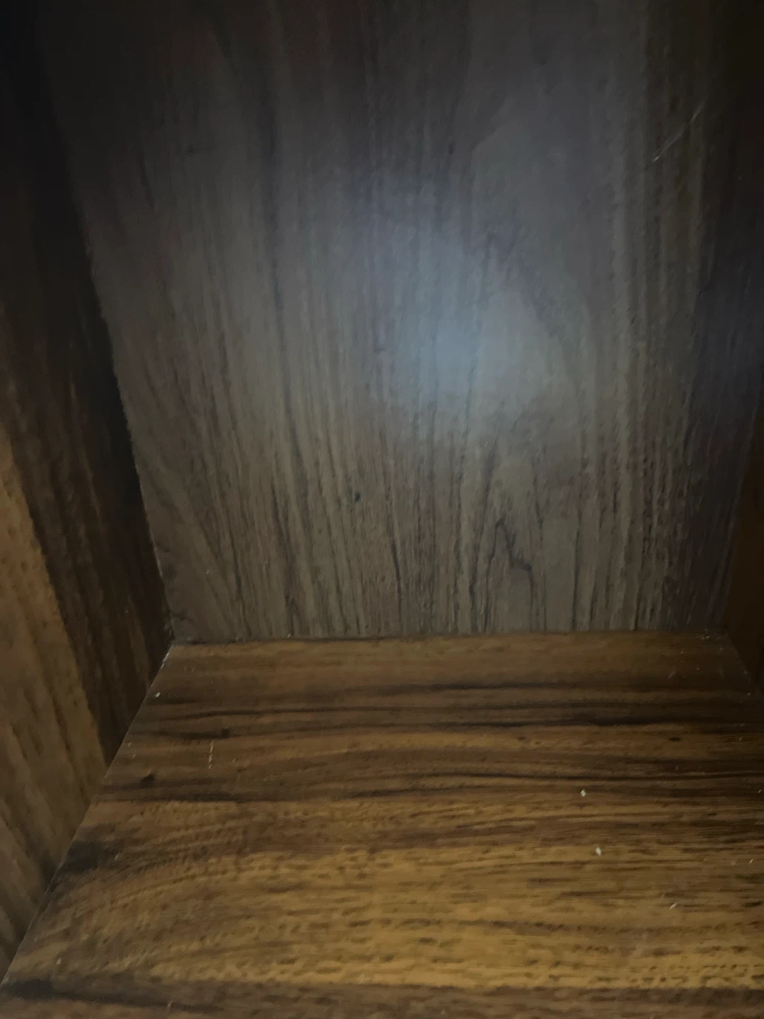 Vintage Wood Nightstand with Cabinet - photo 2