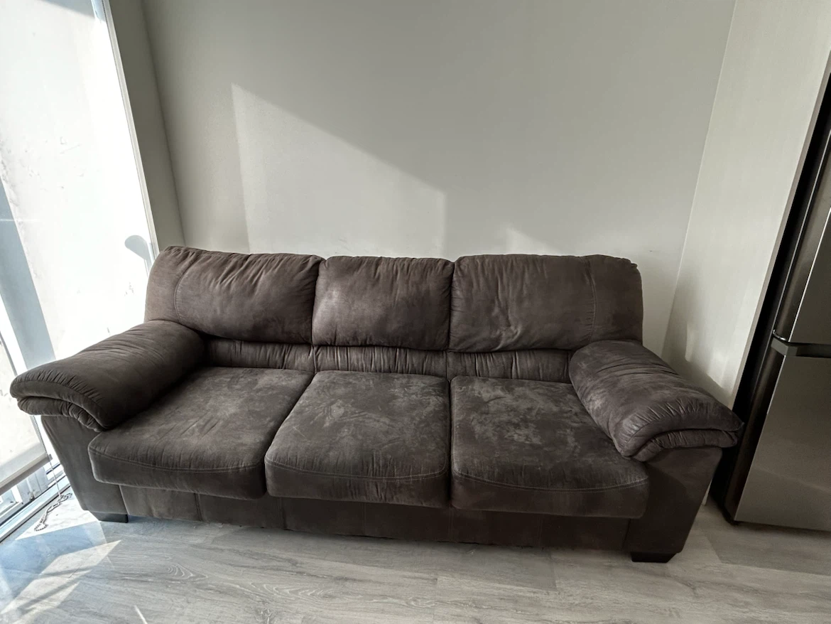 Dark Grey 3-Seater Sofa - photo 2