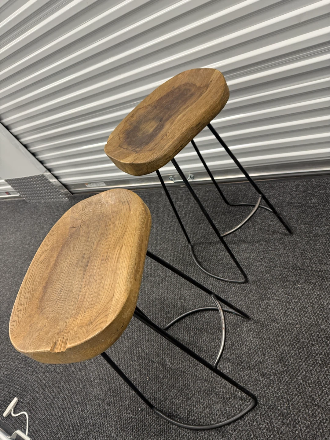 Wooden Bar Stools Set of 2 - photo 3