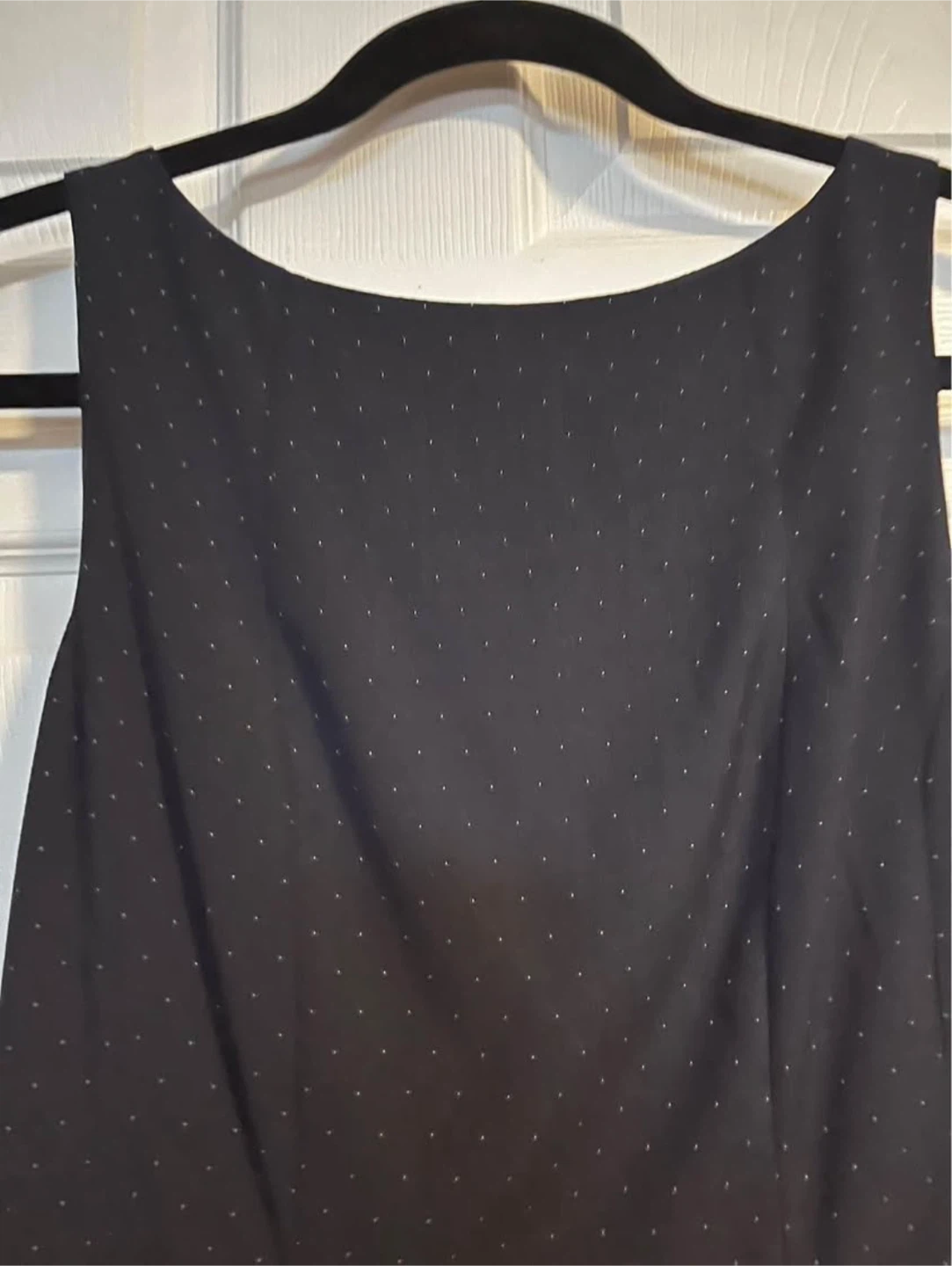 H&M Black Polka Dot Sleeveless Dress Size 8