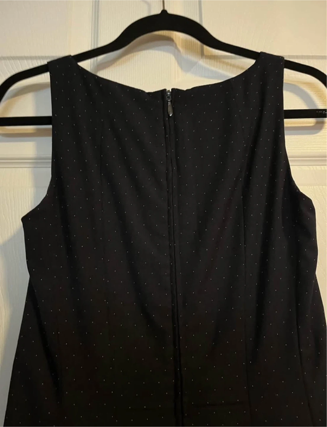 H&M Black Polka Dot Sleeveless Dress Size 8 - photo 2