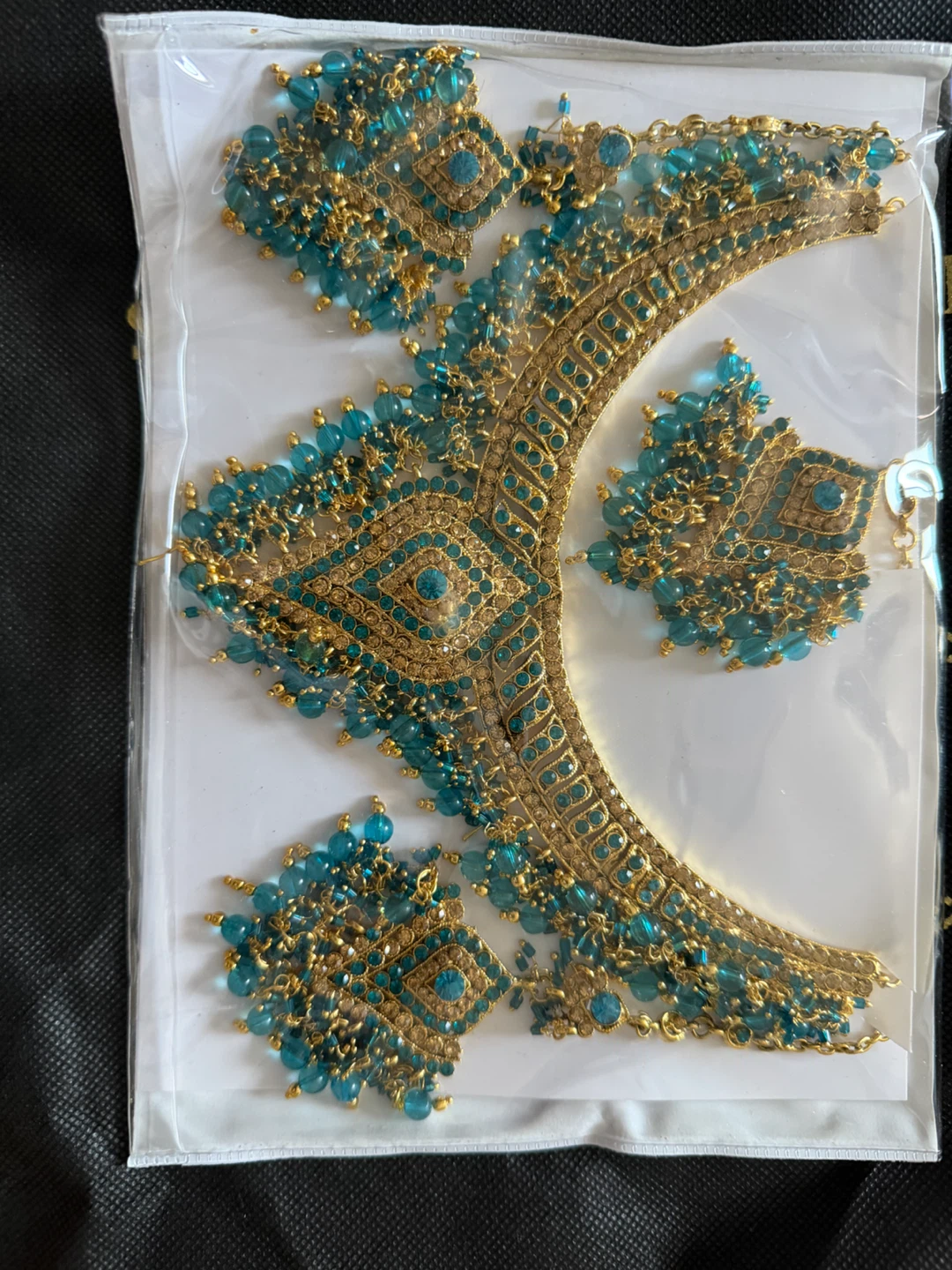 Indian Jewellery Set - Necklace and Earrings - photo 3