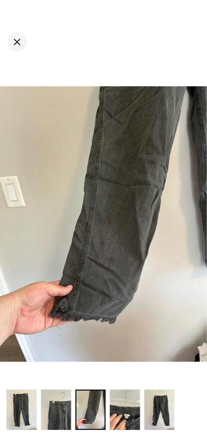 Aerie Grey Cargo Pants - photo 3