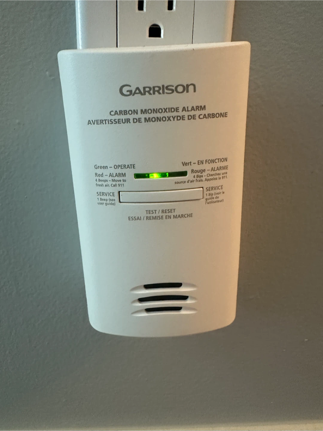 Garrison Carbon Monoxide Alarm