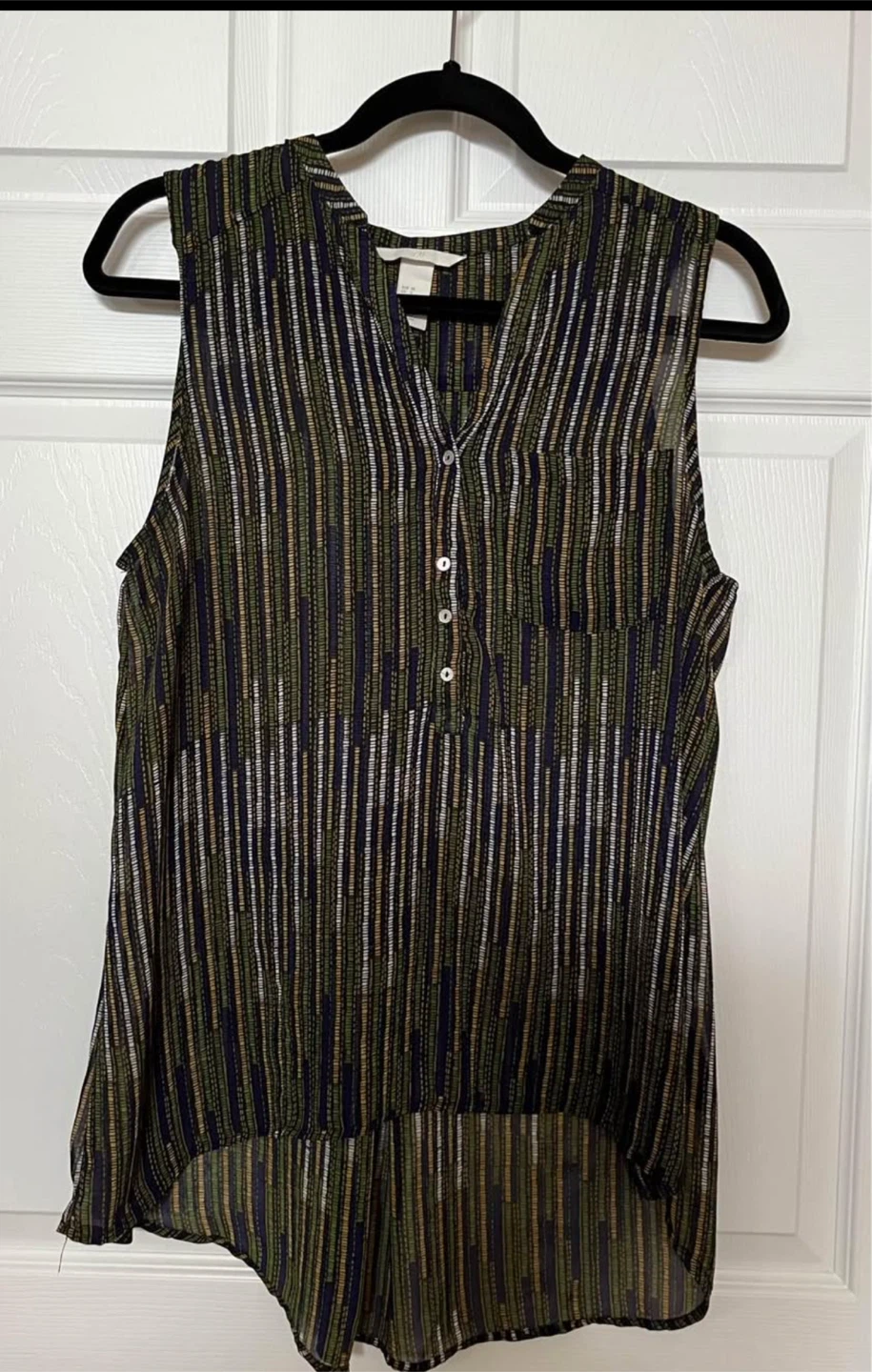 H&M Sleeveless Blouse - Size 8