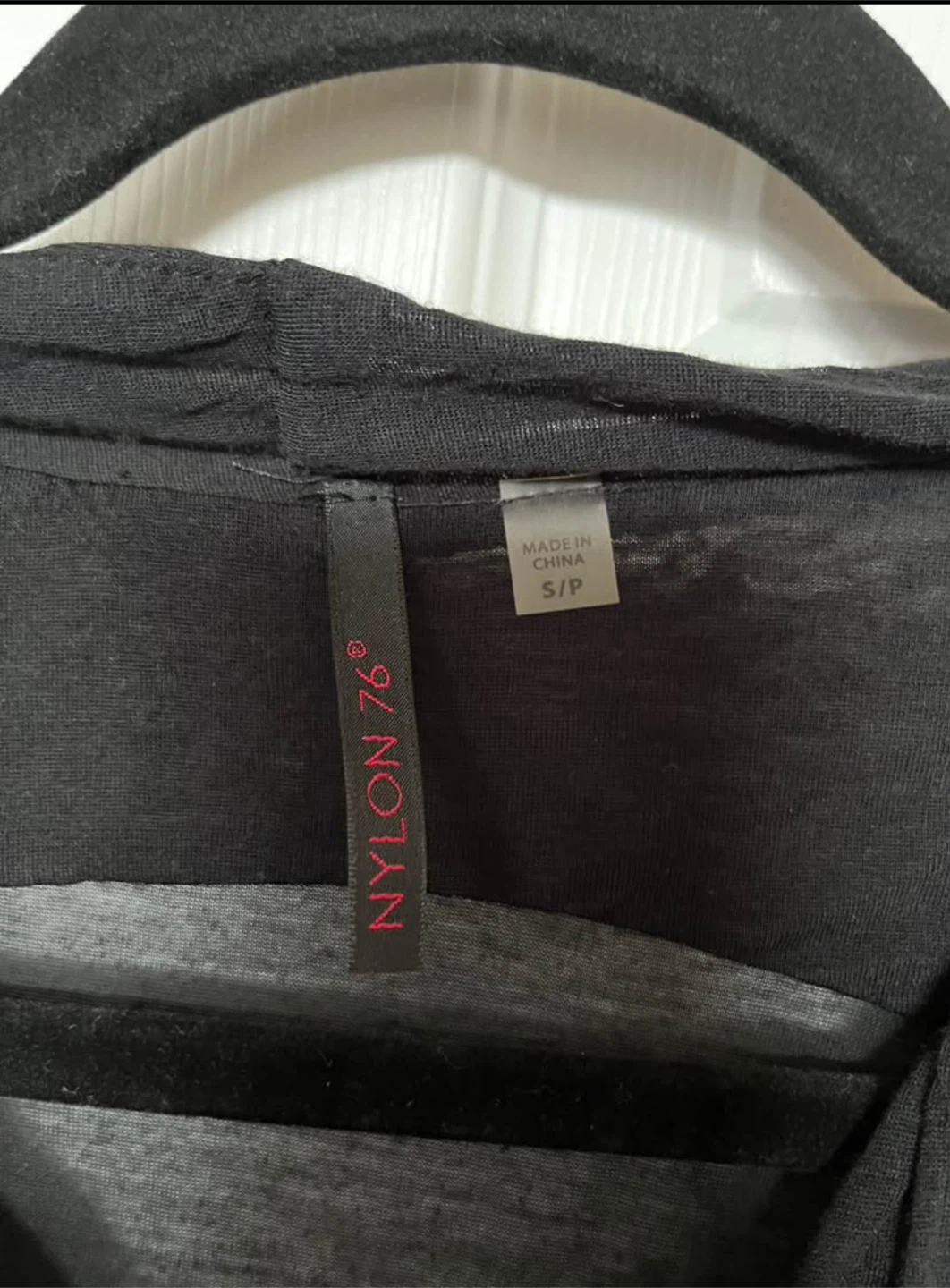 NYLON 76 Black Sleeveless Wrap Top - photo 2