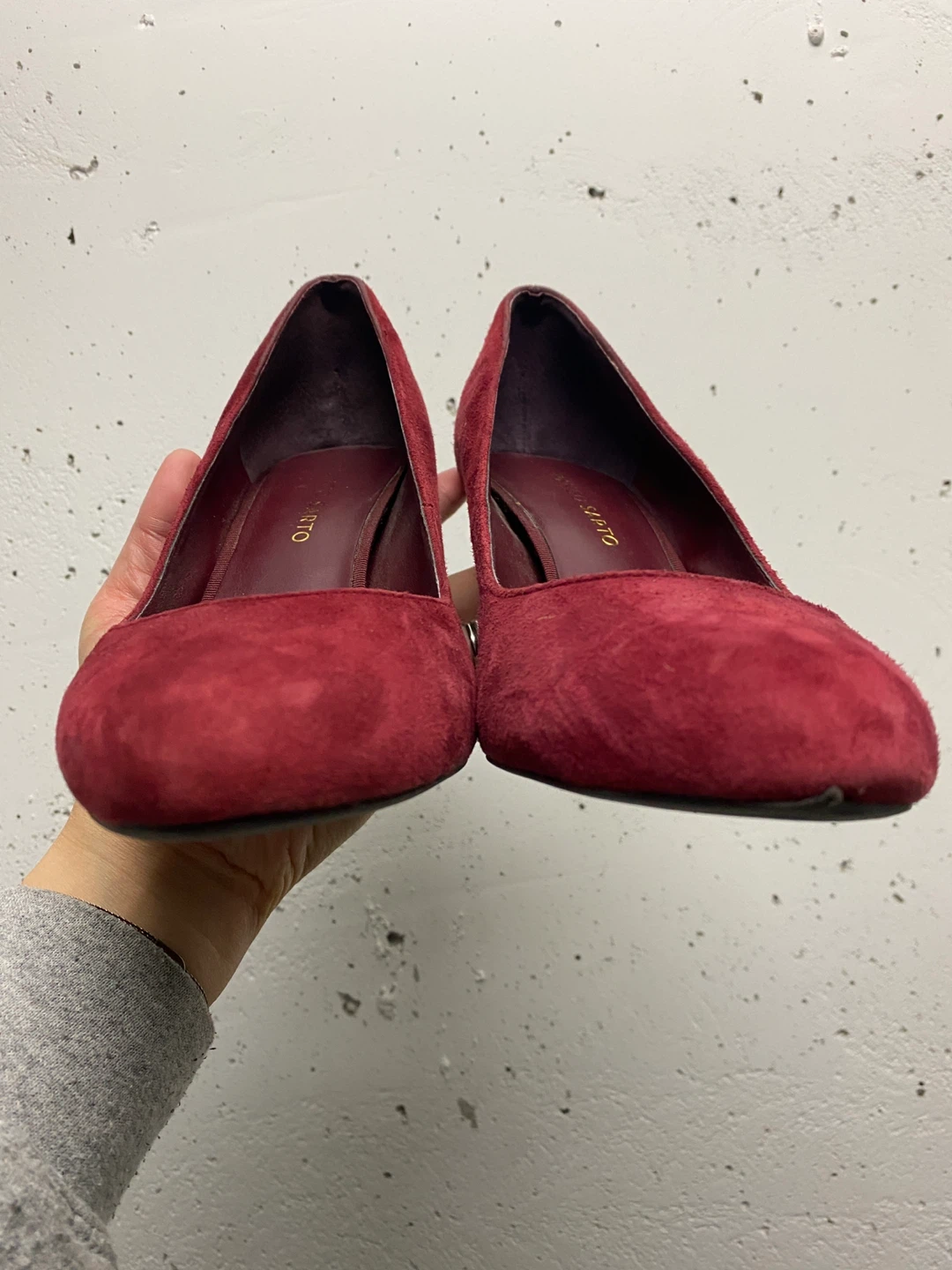 Franco Sarto Red Suede Pumps, 8 - photo 5