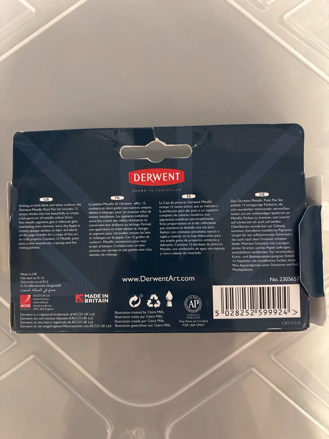 Derwent Metallic Paint Pan Set - photo 2