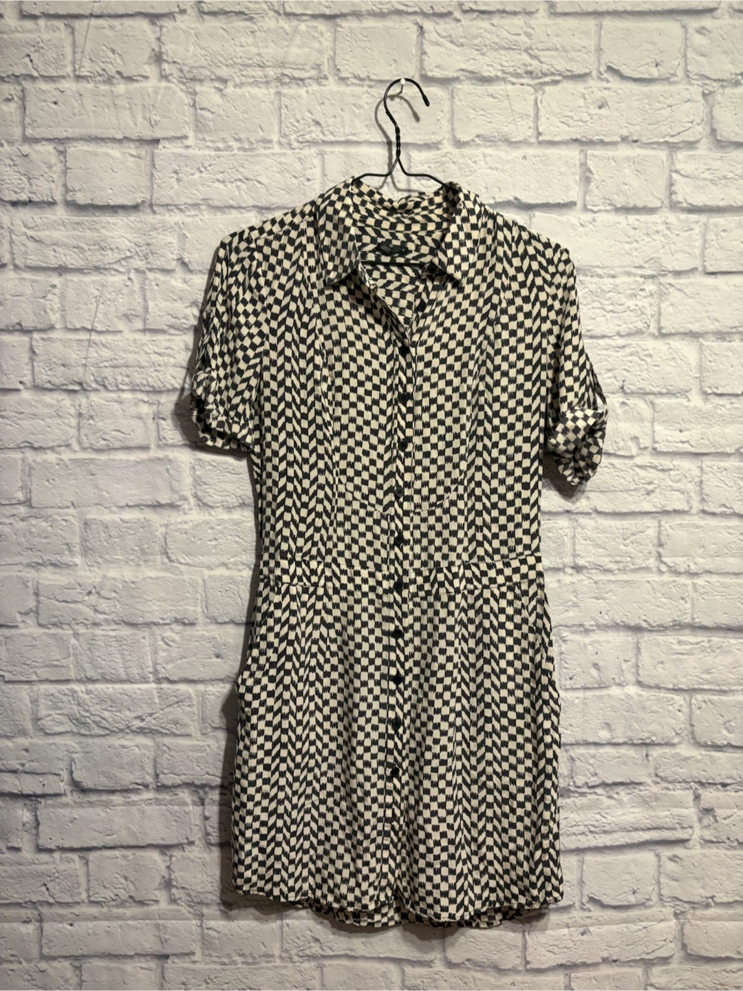Club Monaco Silk Shirt Dress Size 00