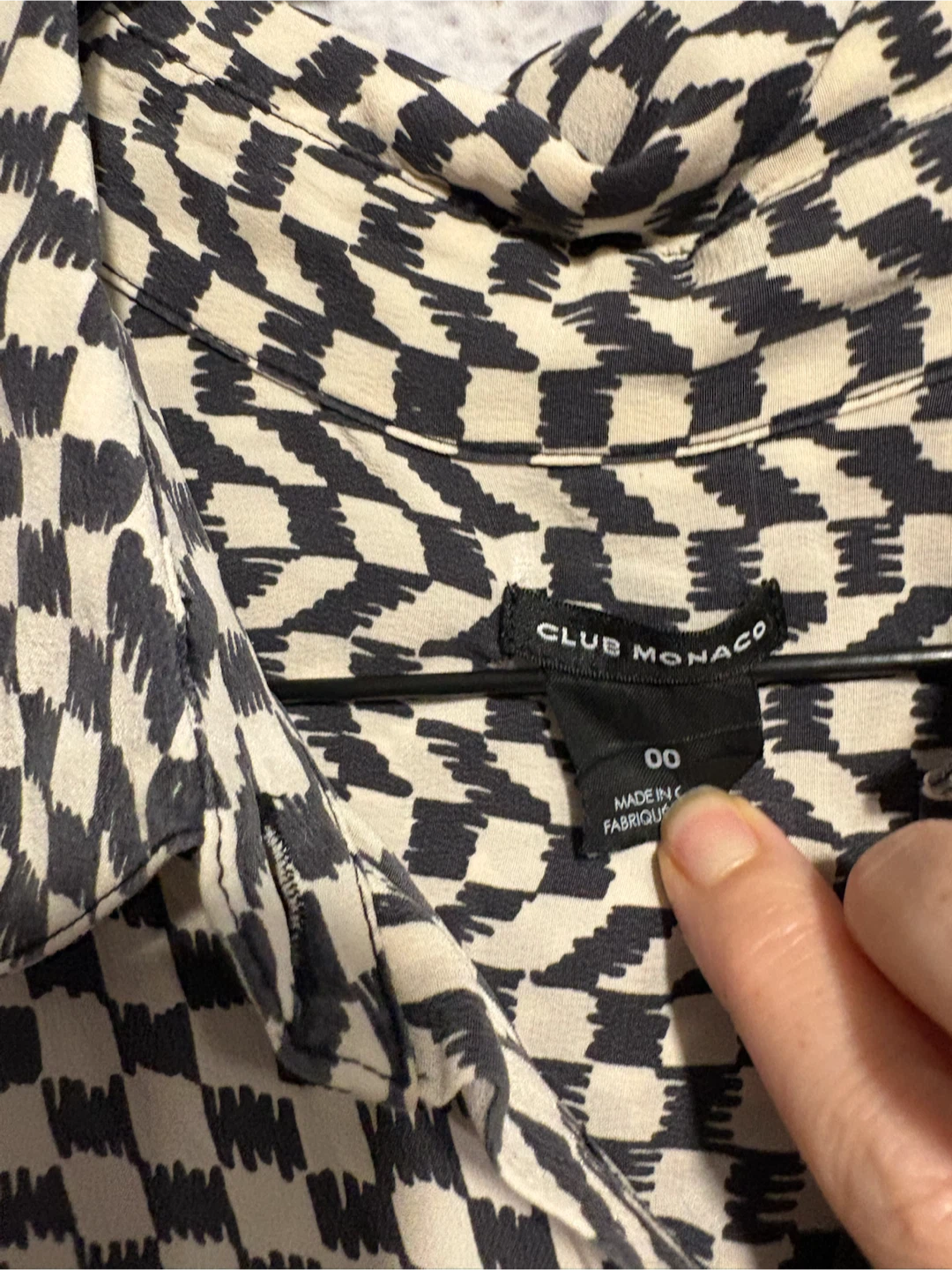 Club Monaco Silk Shirt Dress Size 00 - photo 3