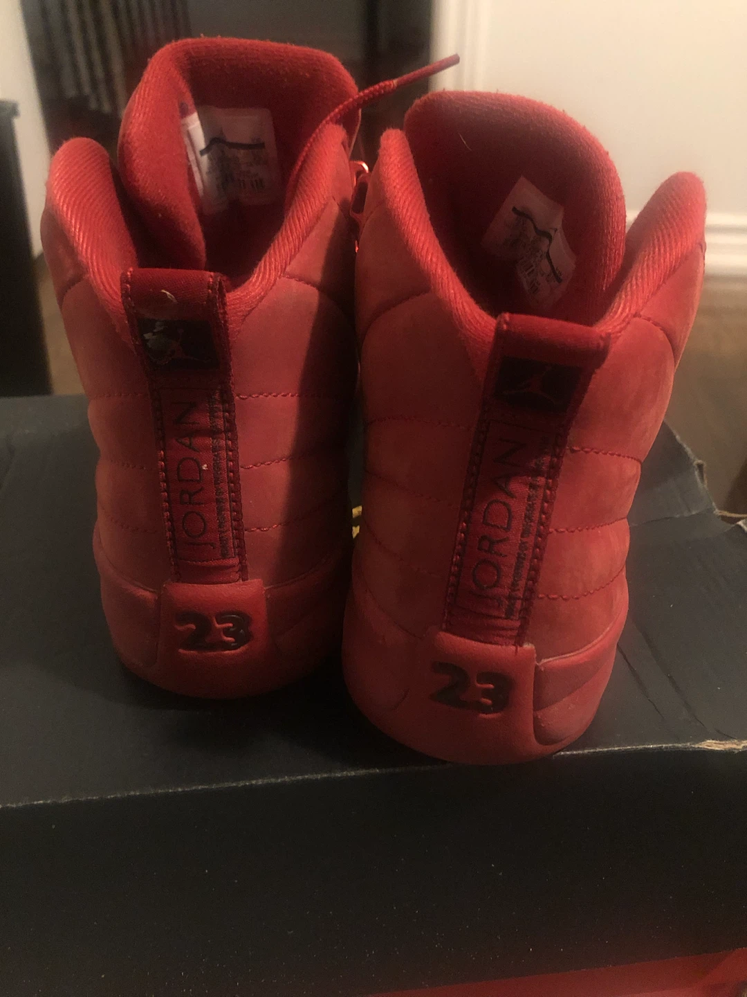 Jordan 12 Red Sneakers