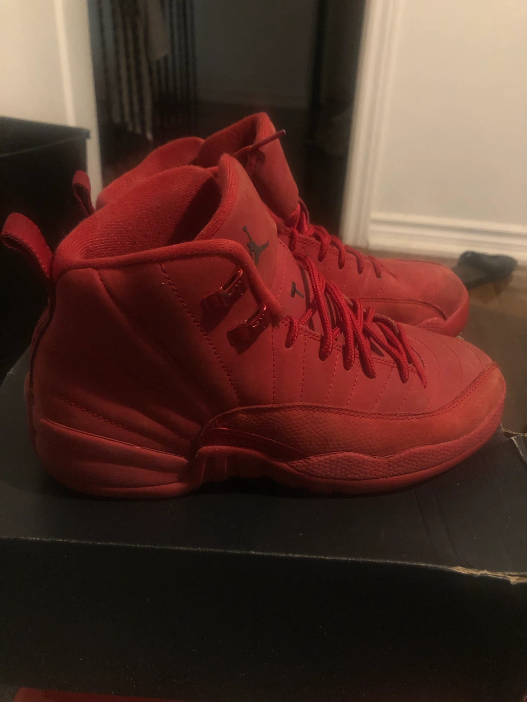 Jordan 12 Red Sneakers - photo 2