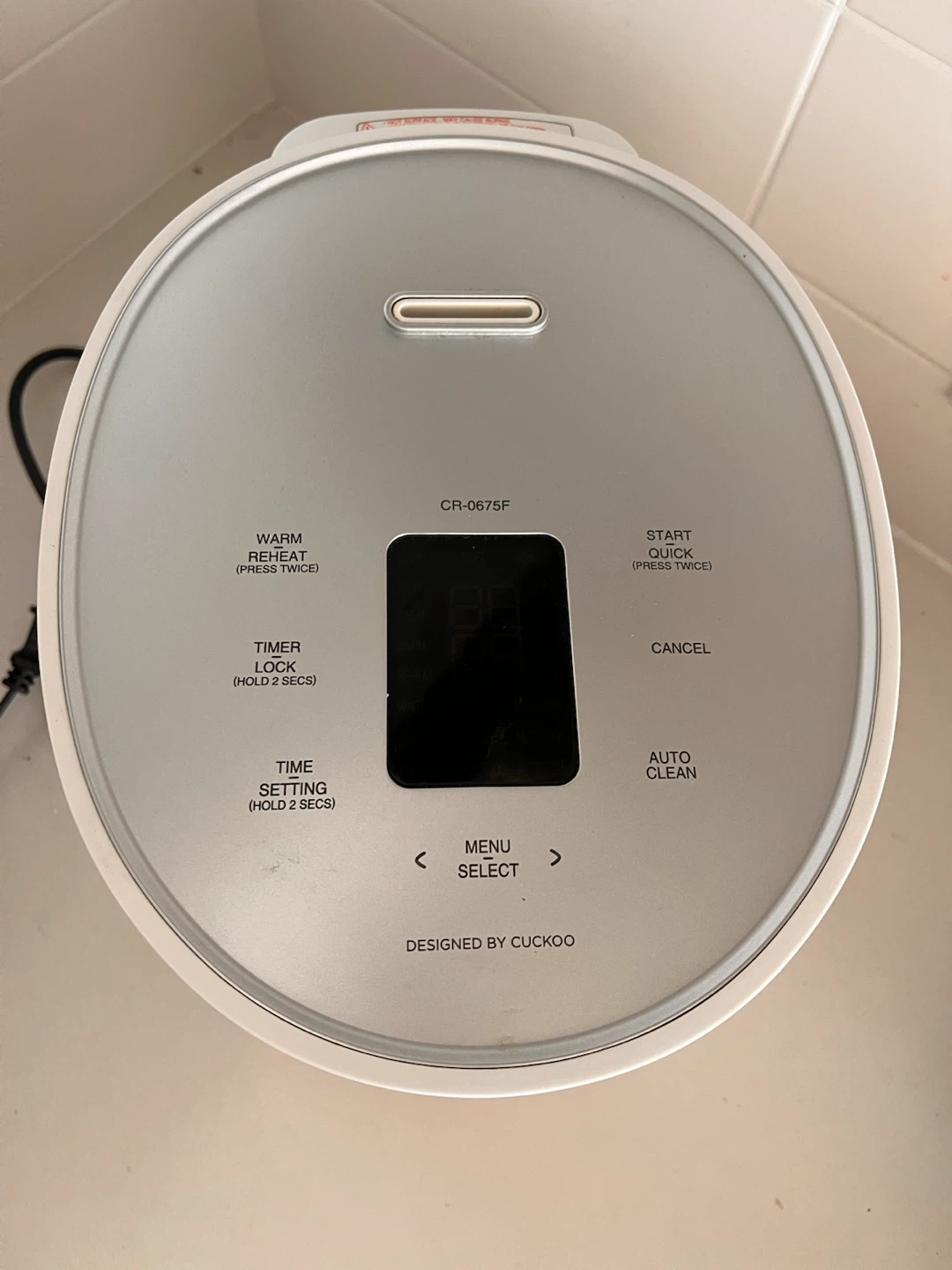 CUCKOO CR-0675F Rice Cooker - photo 2