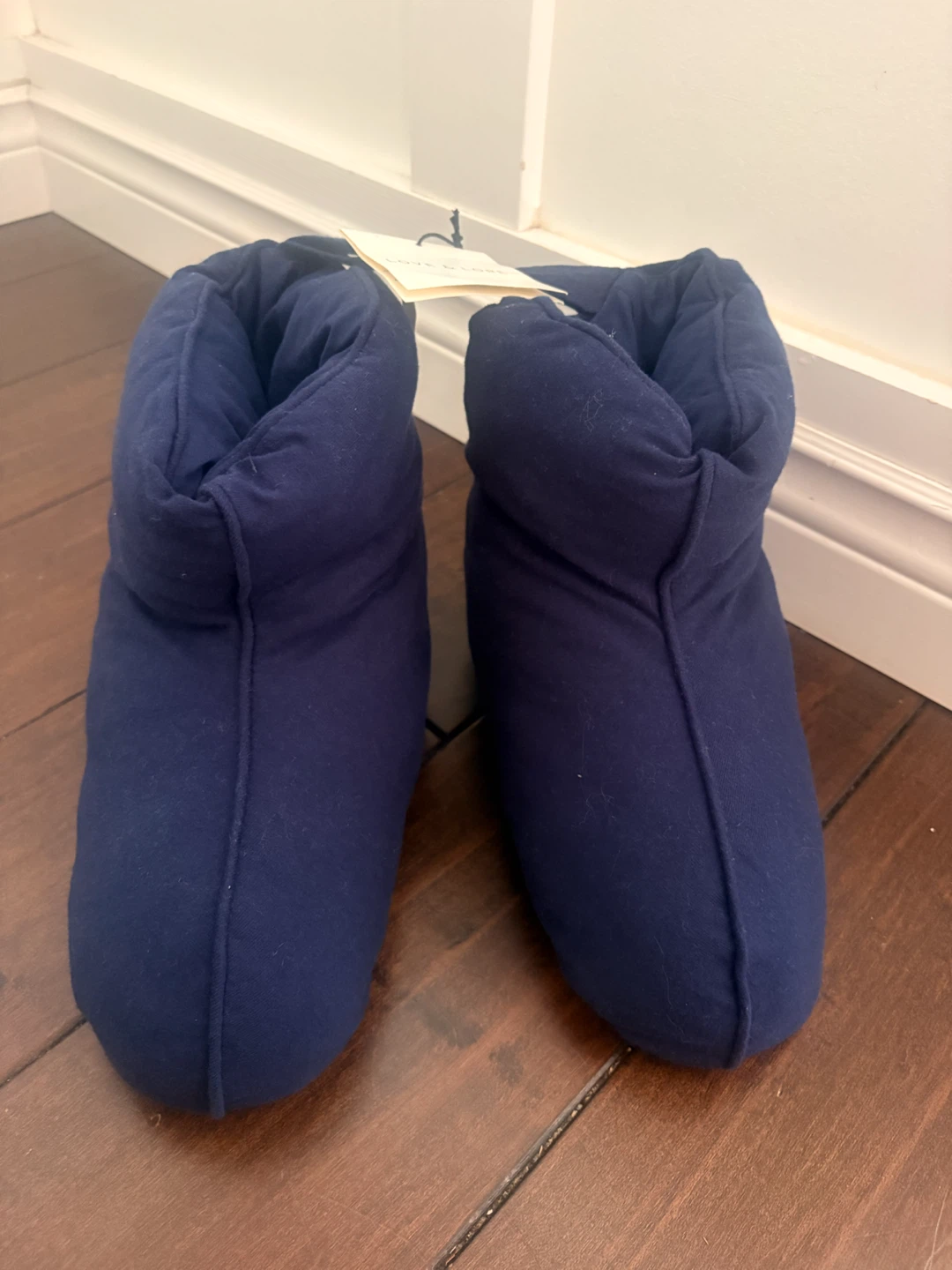 Love & Lore Navy Bootie Slippers