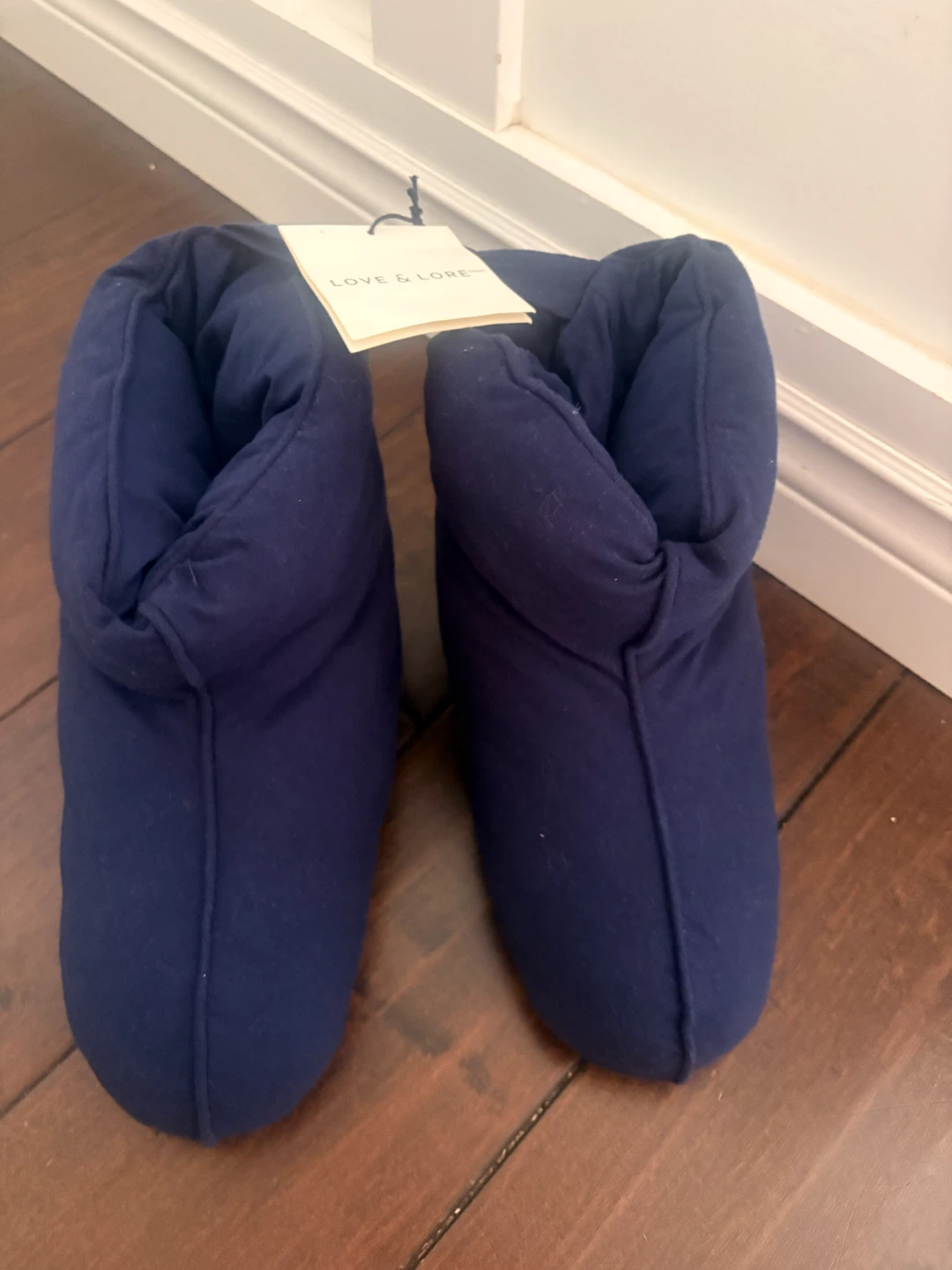 Love & Lore Navy Bootie Slippers - photo 2