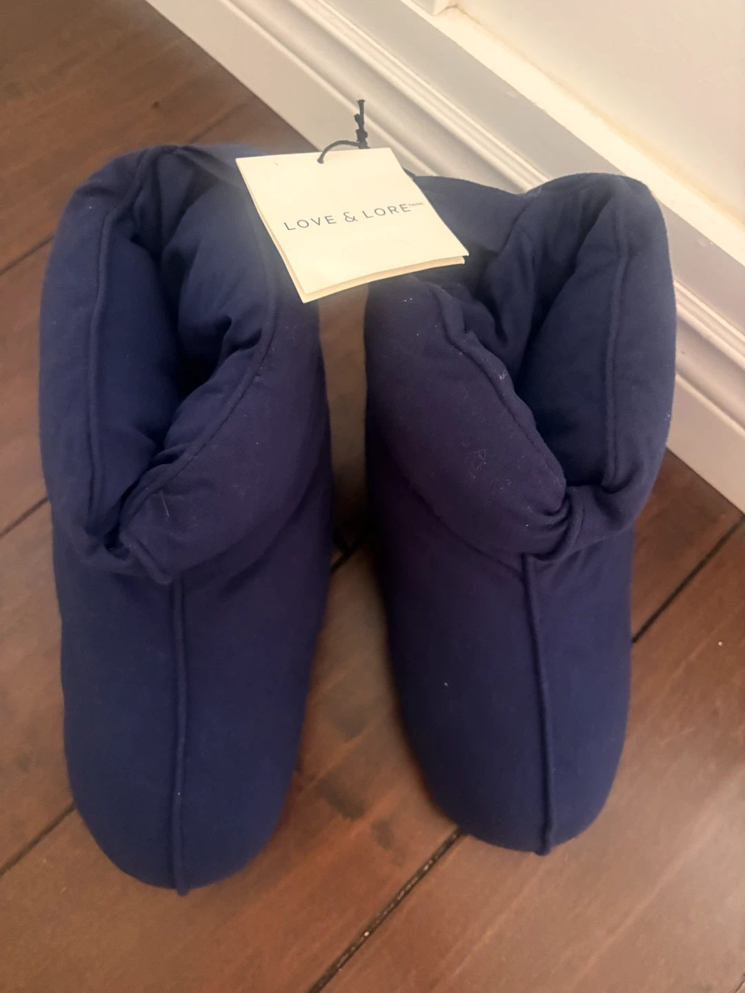 Love & Lore Navy Bootie Slippers - photo 3