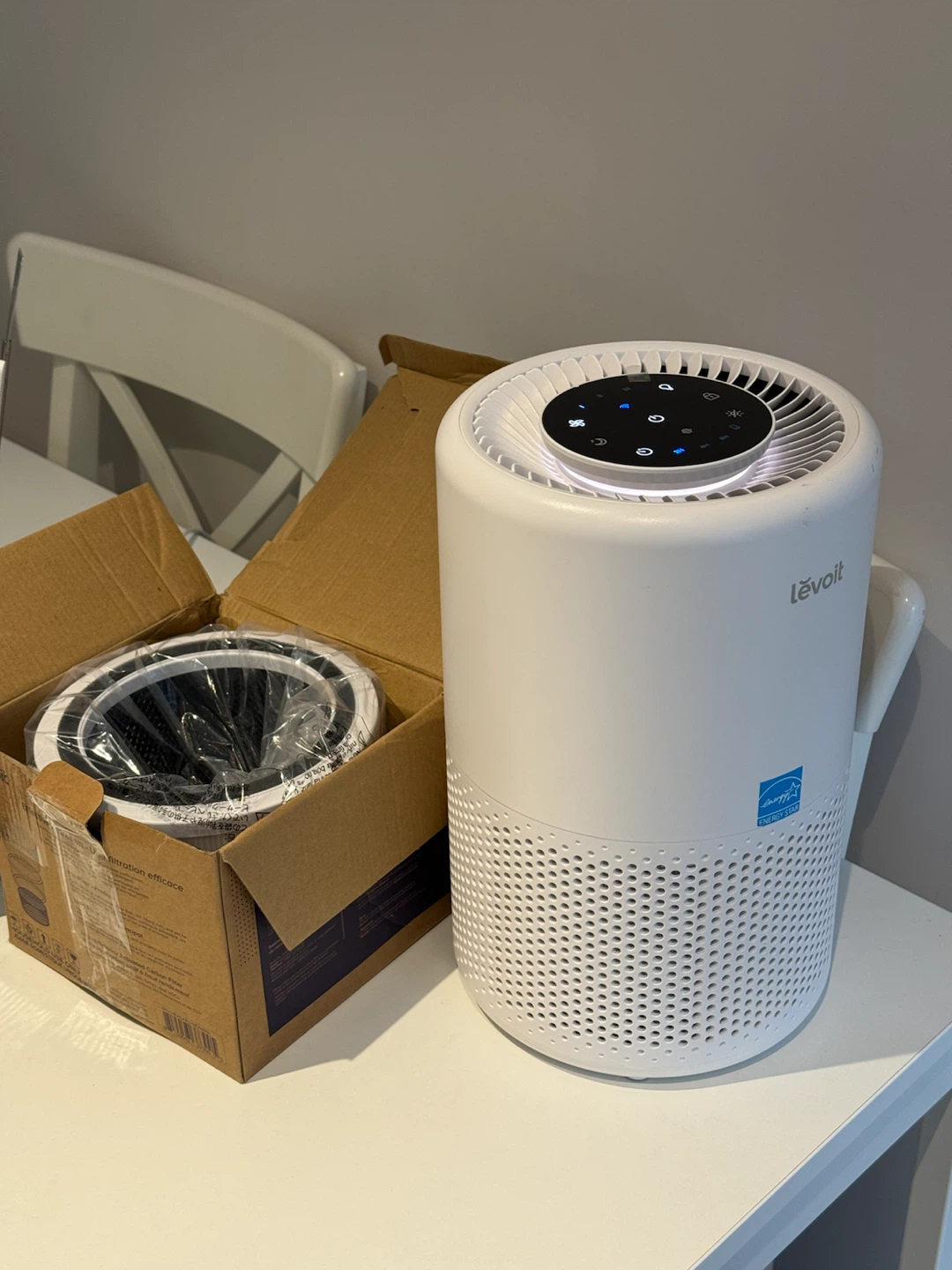 Levoit Smart Air Purifiers Core 200S-P with sealed filter