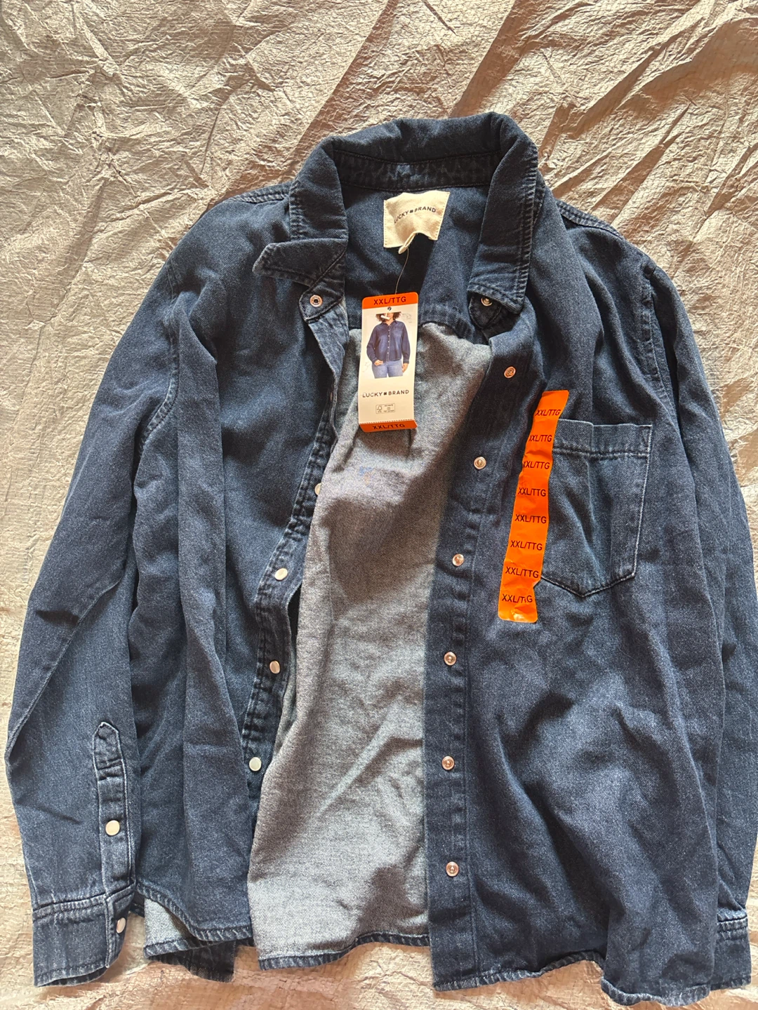 Ladies Lucky Brand Denim Shirt - XXL