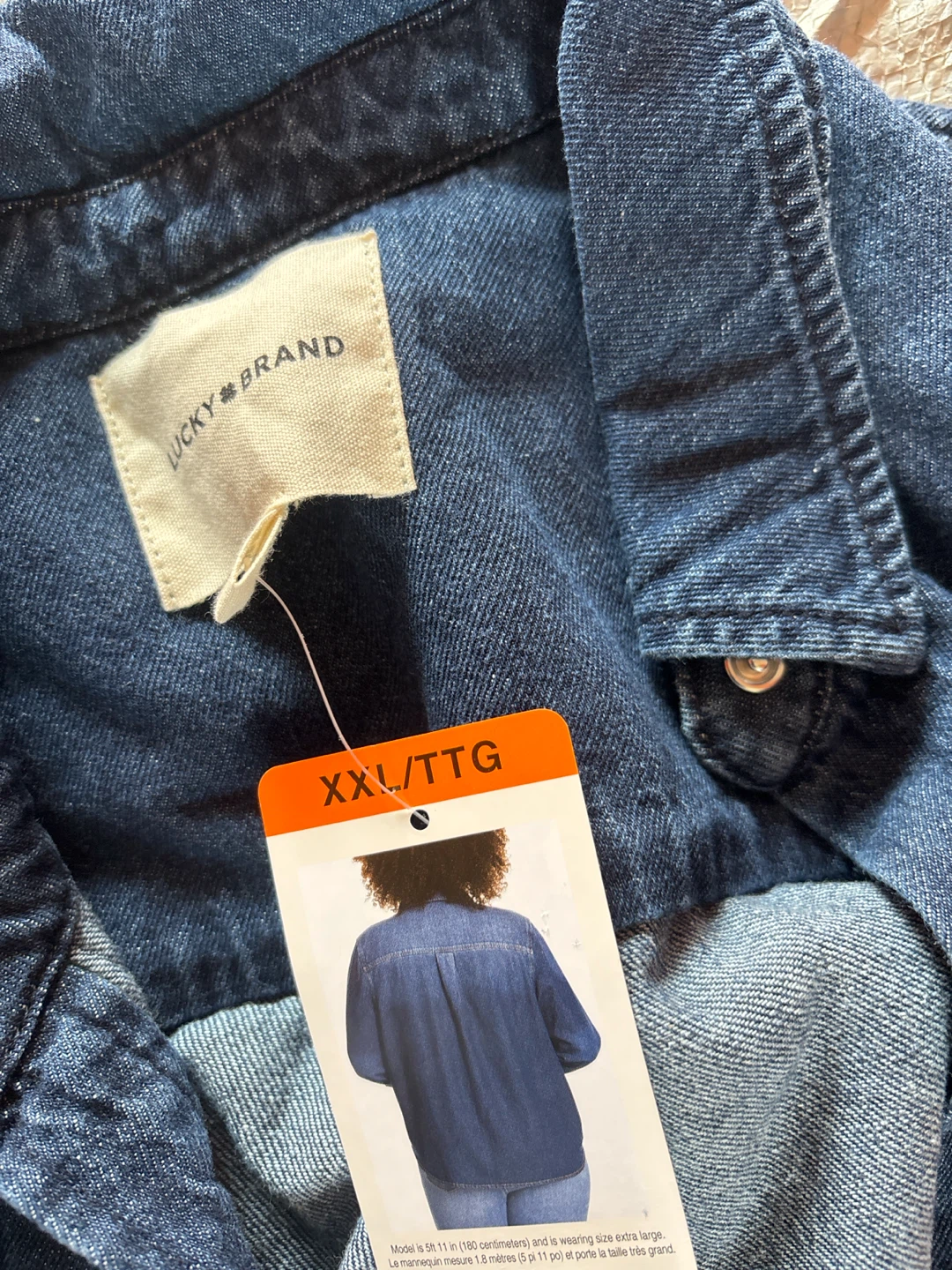 Ladies Lucky Brand Denim Shirt - XXL - photo 3