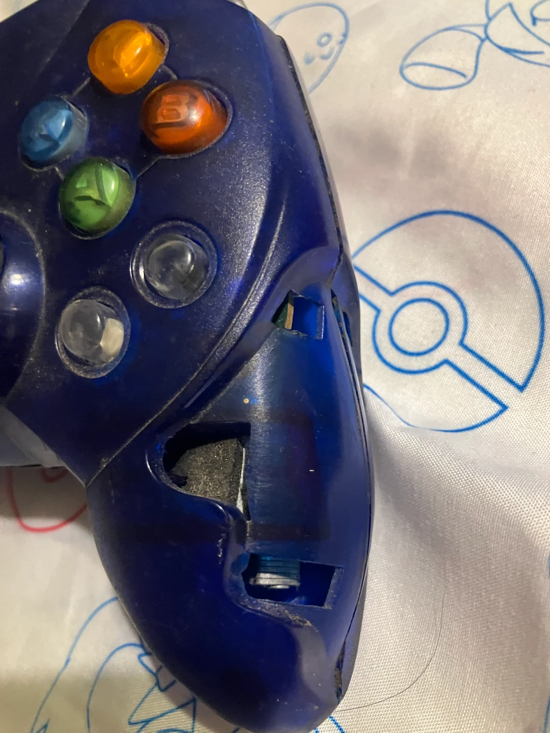 Blue Wired Xbox Controller - photo 2