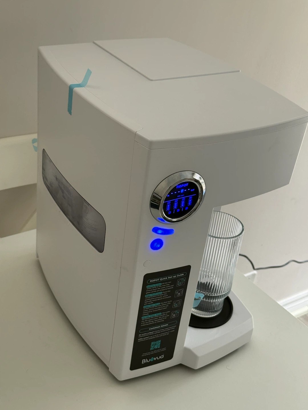 Bluevua Reverse Osmosis System Countertop Water Filter with UV - photo 2