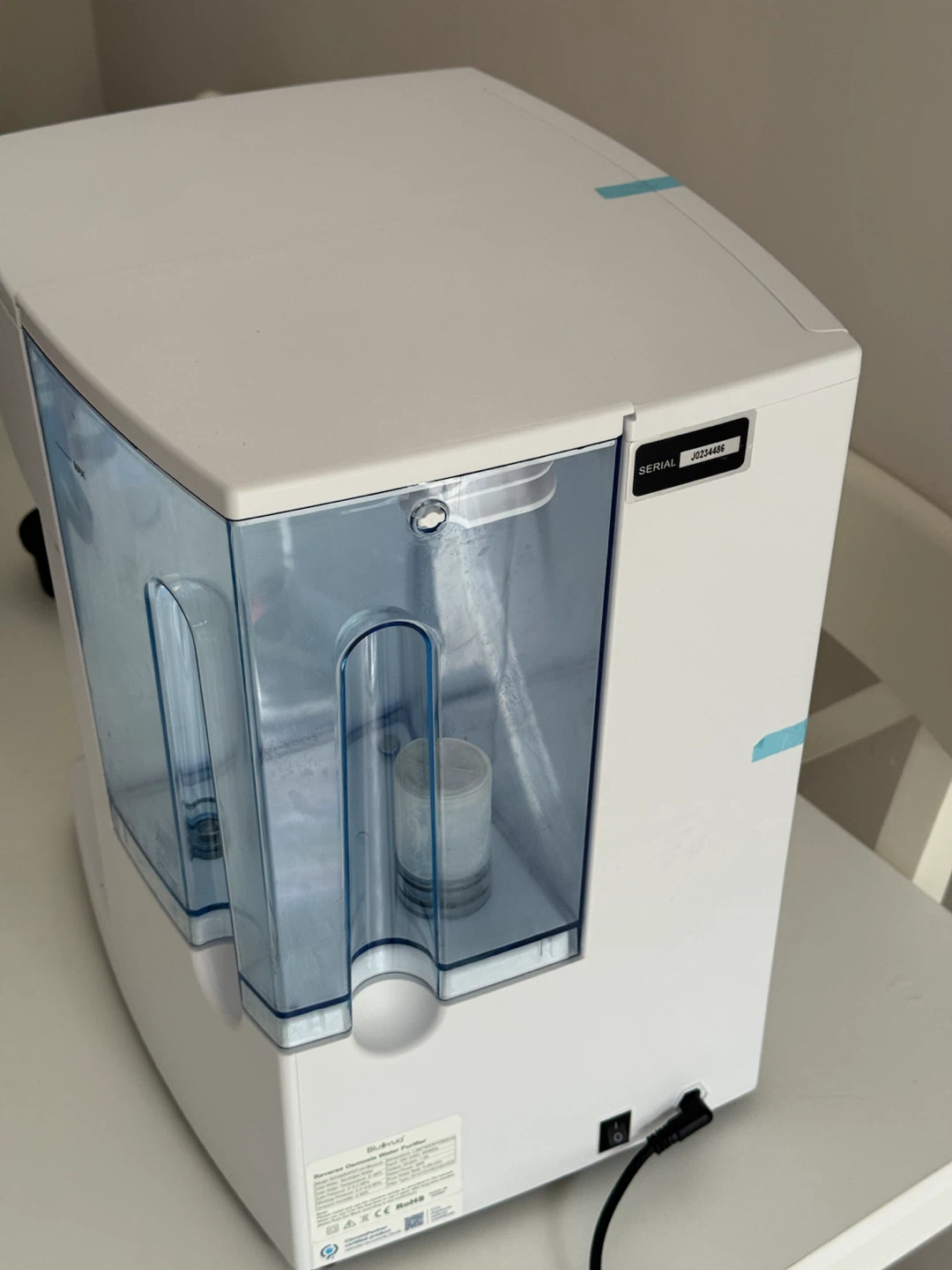 Bluevua Reverse Osmosis System Countertop Water Filter with UV - photo 3