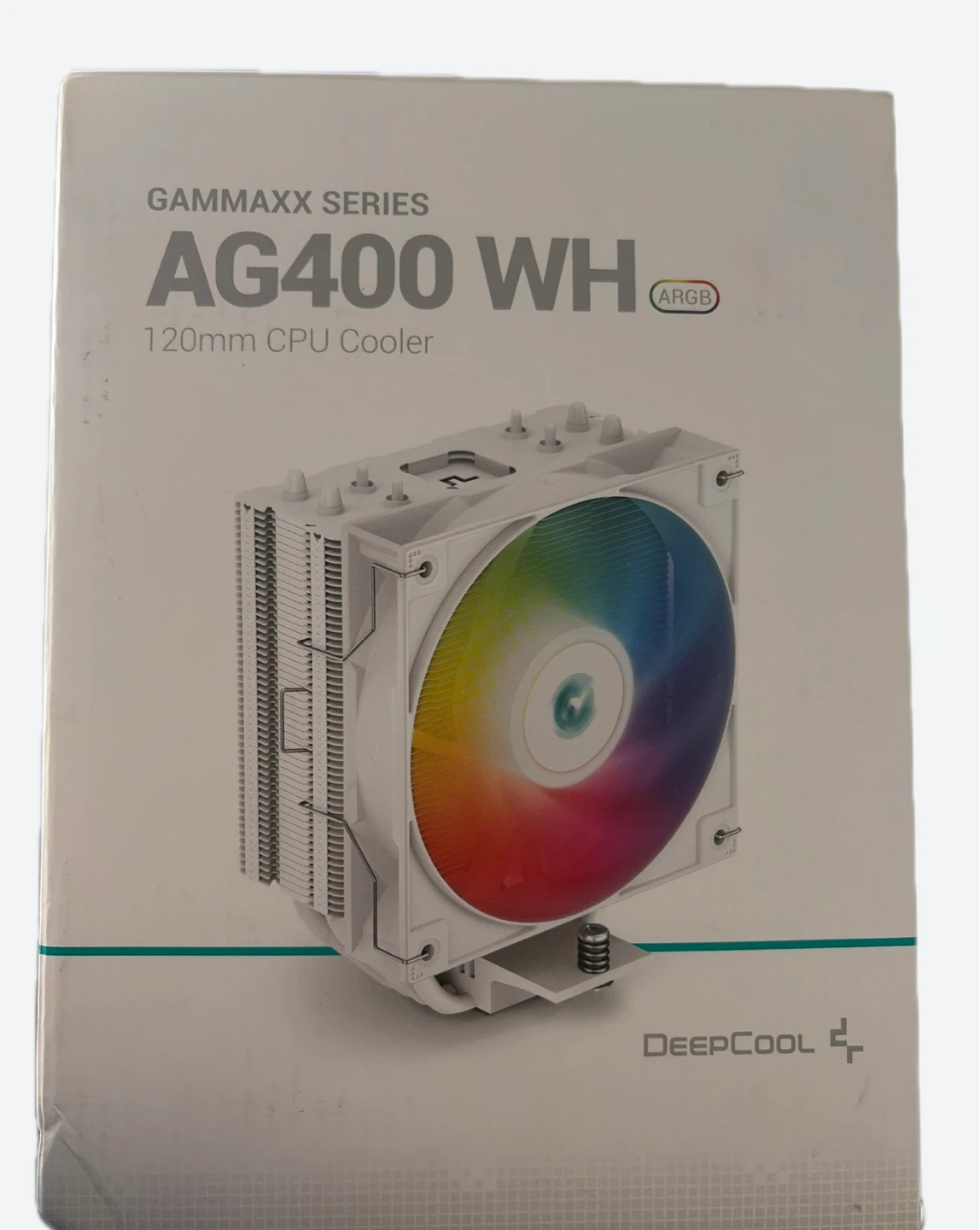 Deepcool AG400 WH ARGB CPU Cooler - 120mm