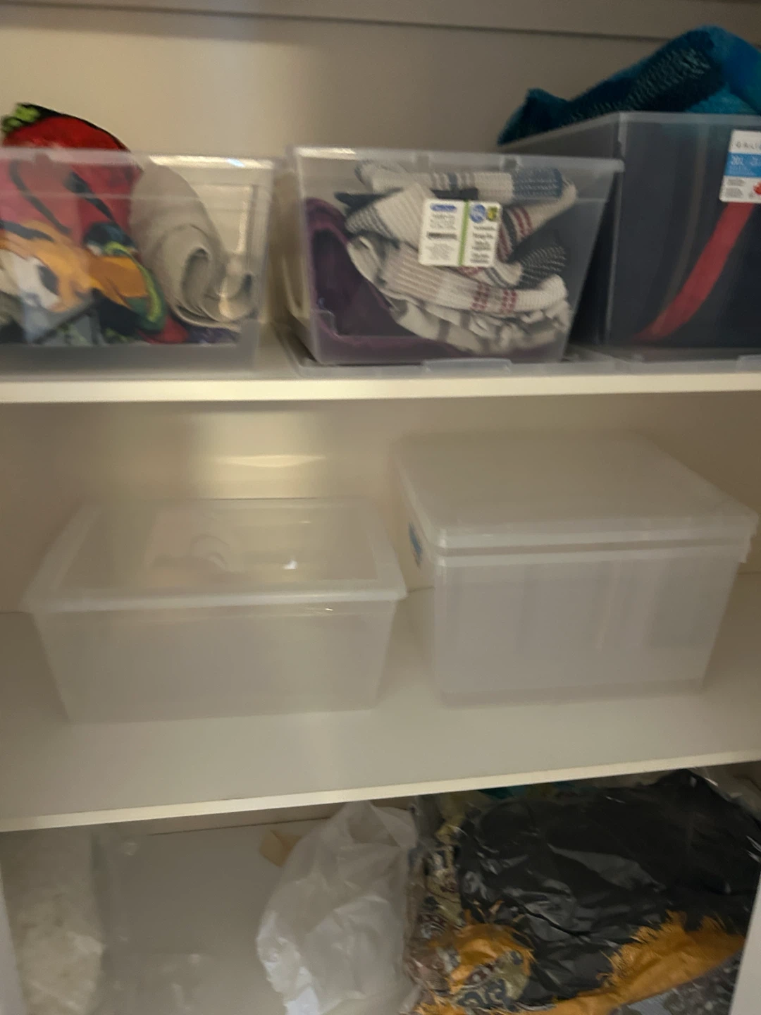 Set of 12 Clear Storage Bins - photo 2
