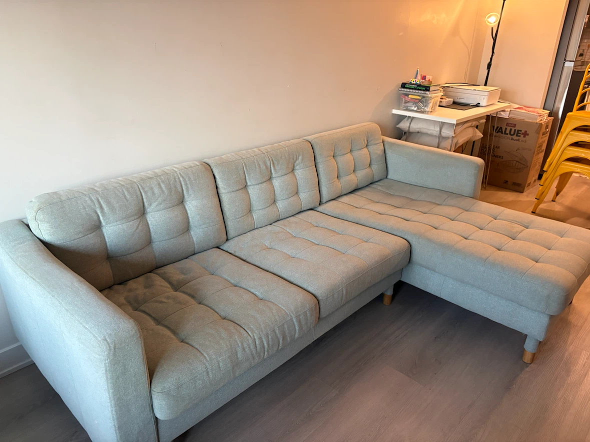 IKEA MORABO Sectional Sofa with Chaise