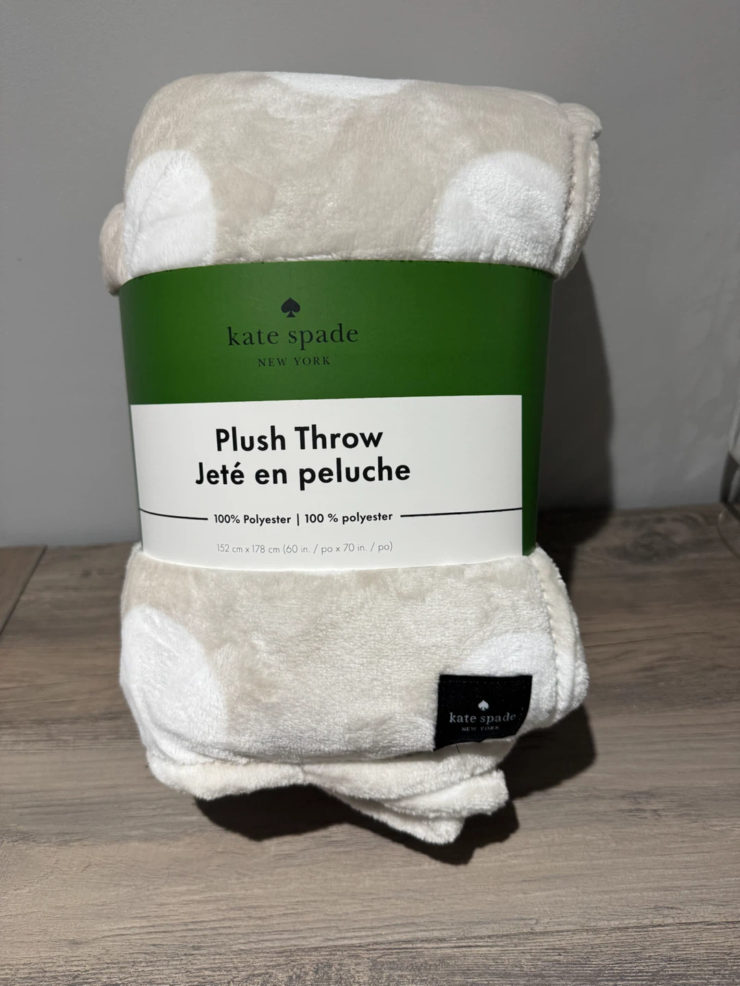 Kate Spade New York Plush Throw Blanket