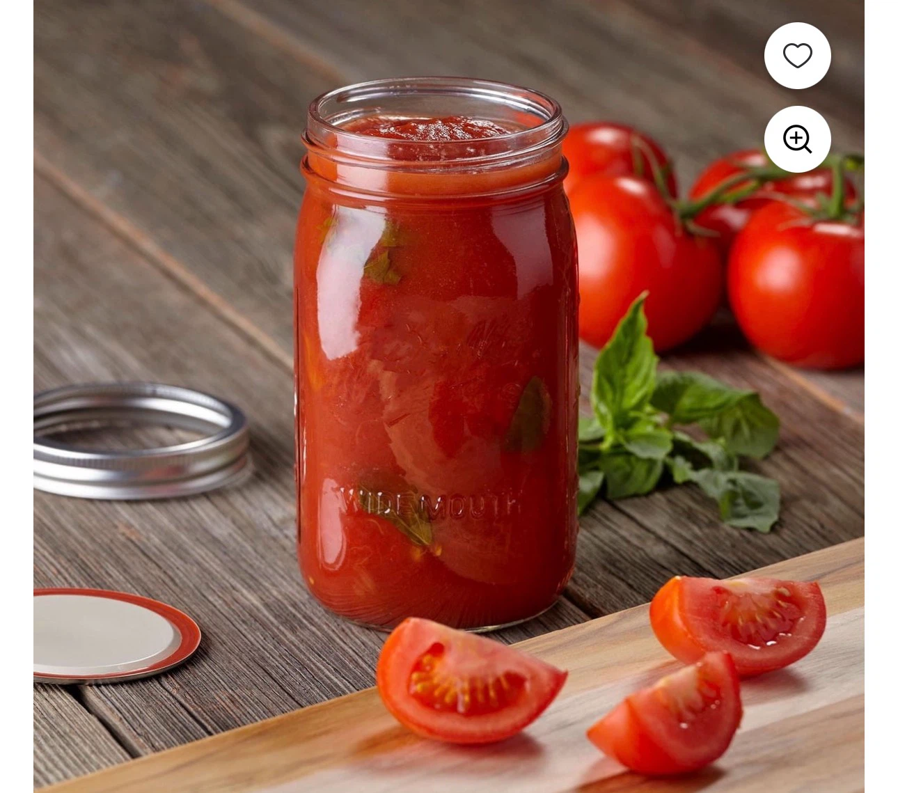 Bernardin Mason Jars with Lids & Bands - 1L (12 Count) - photo 3