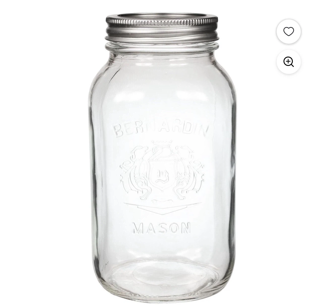 Bernardin Mason Jars with Lids & Bands - 1L (12 Count) - photo 5