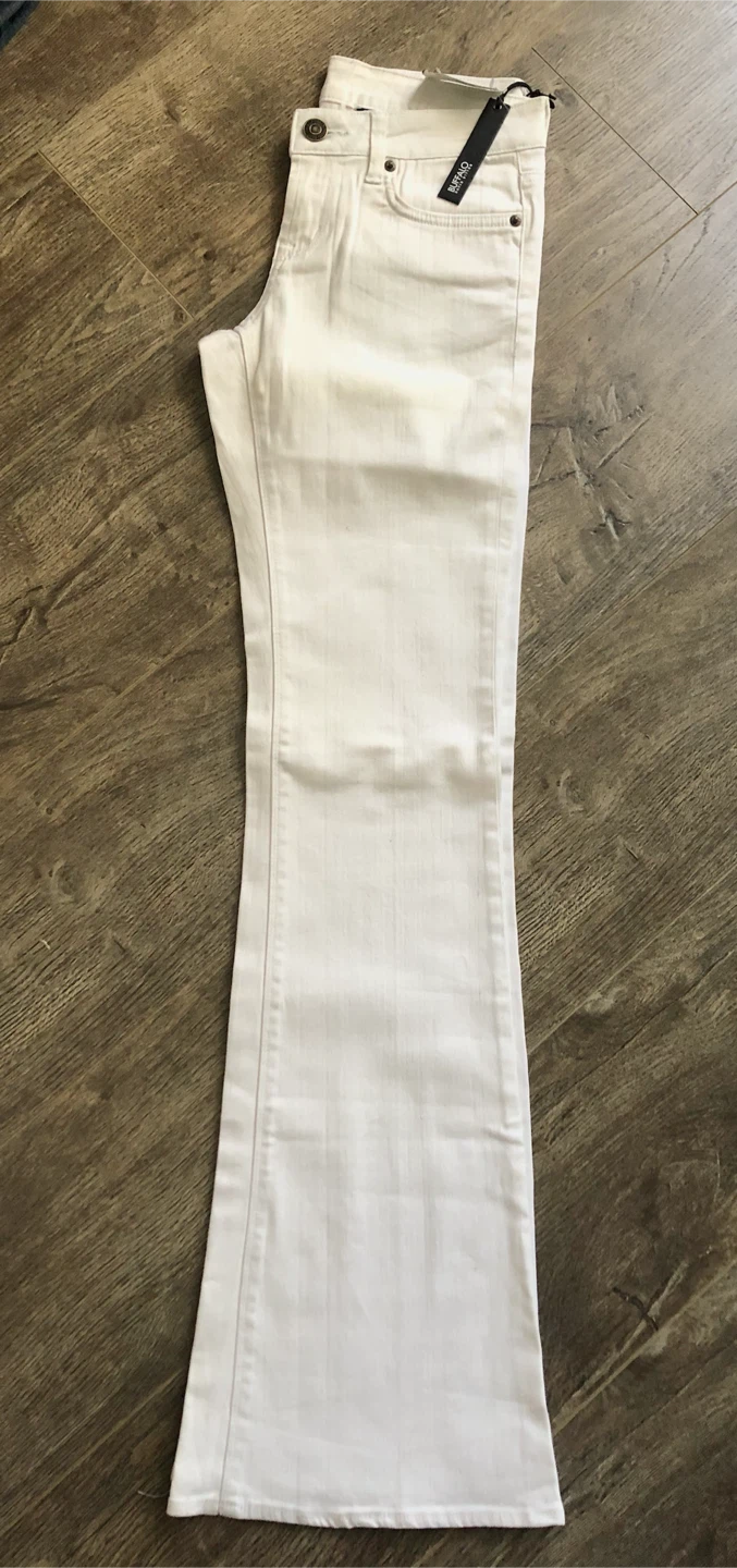Buffalo David Bitton White Stretch Flare Jeans - photo 2