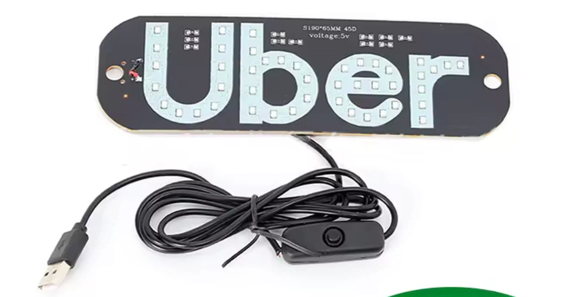 uber LED sign