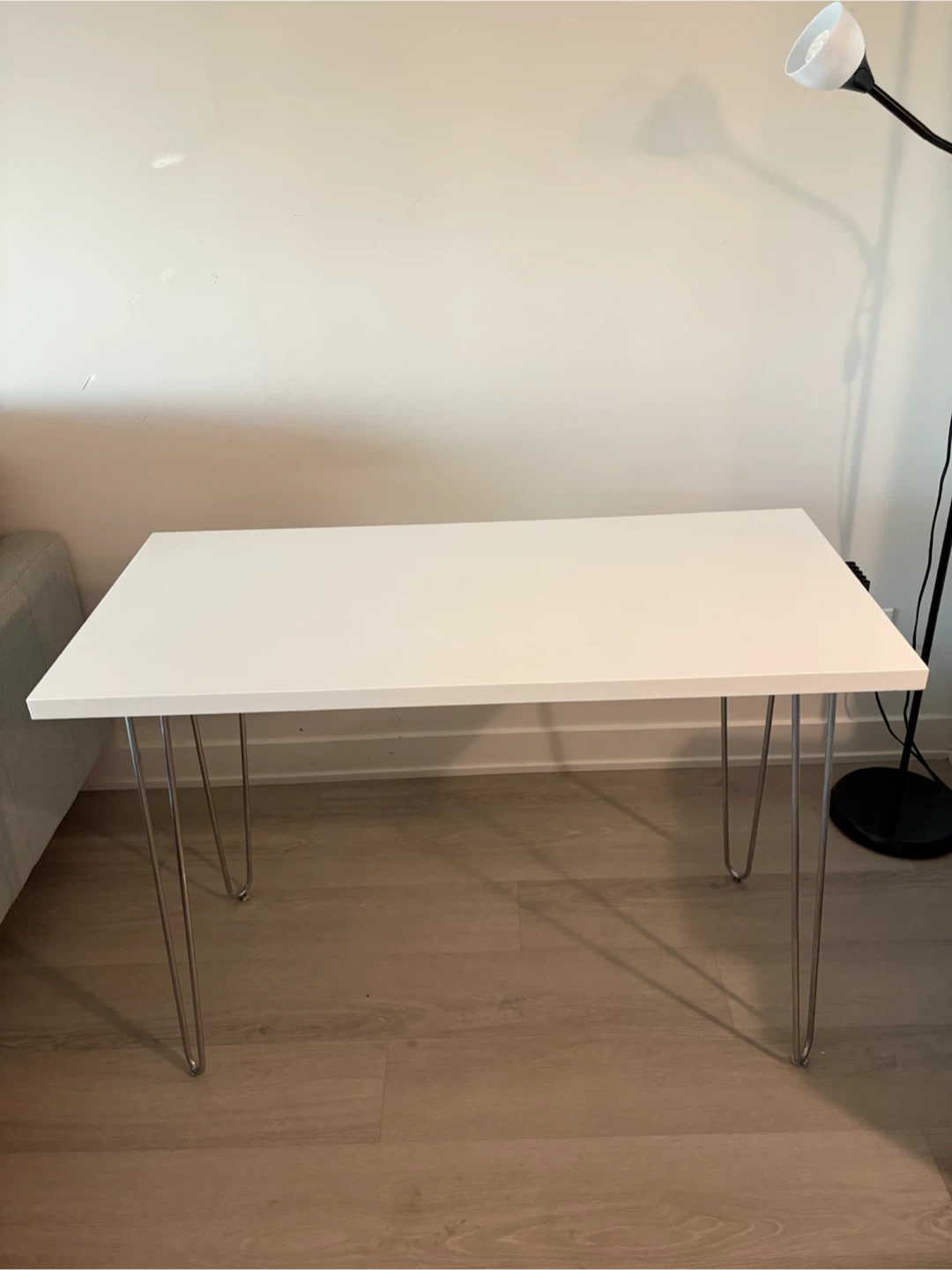 George Oliver Gila 42" Writing Desk with Hairpin Legs