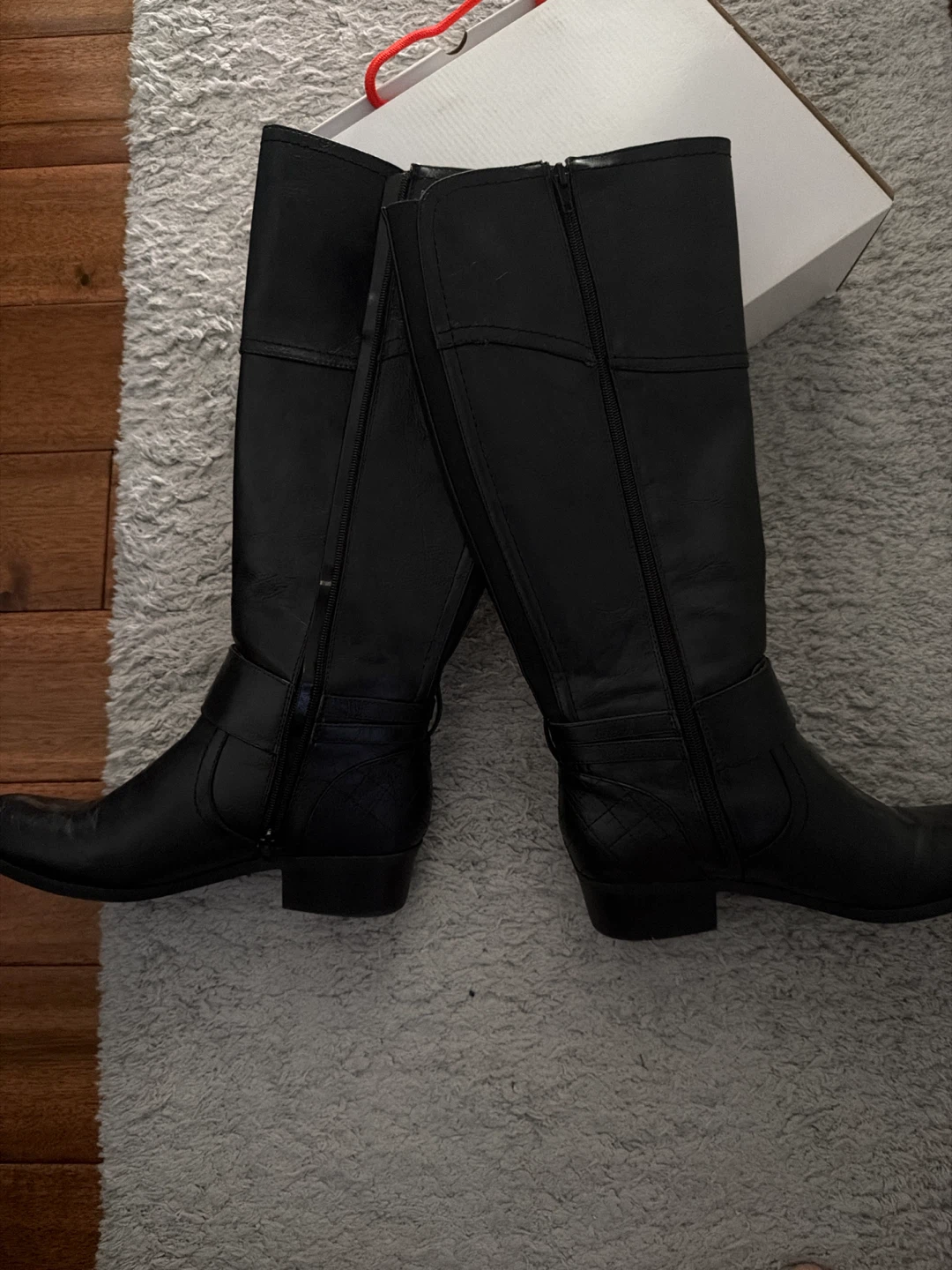 Unisa Black Knee-High Boots - Size 9M - photo 2