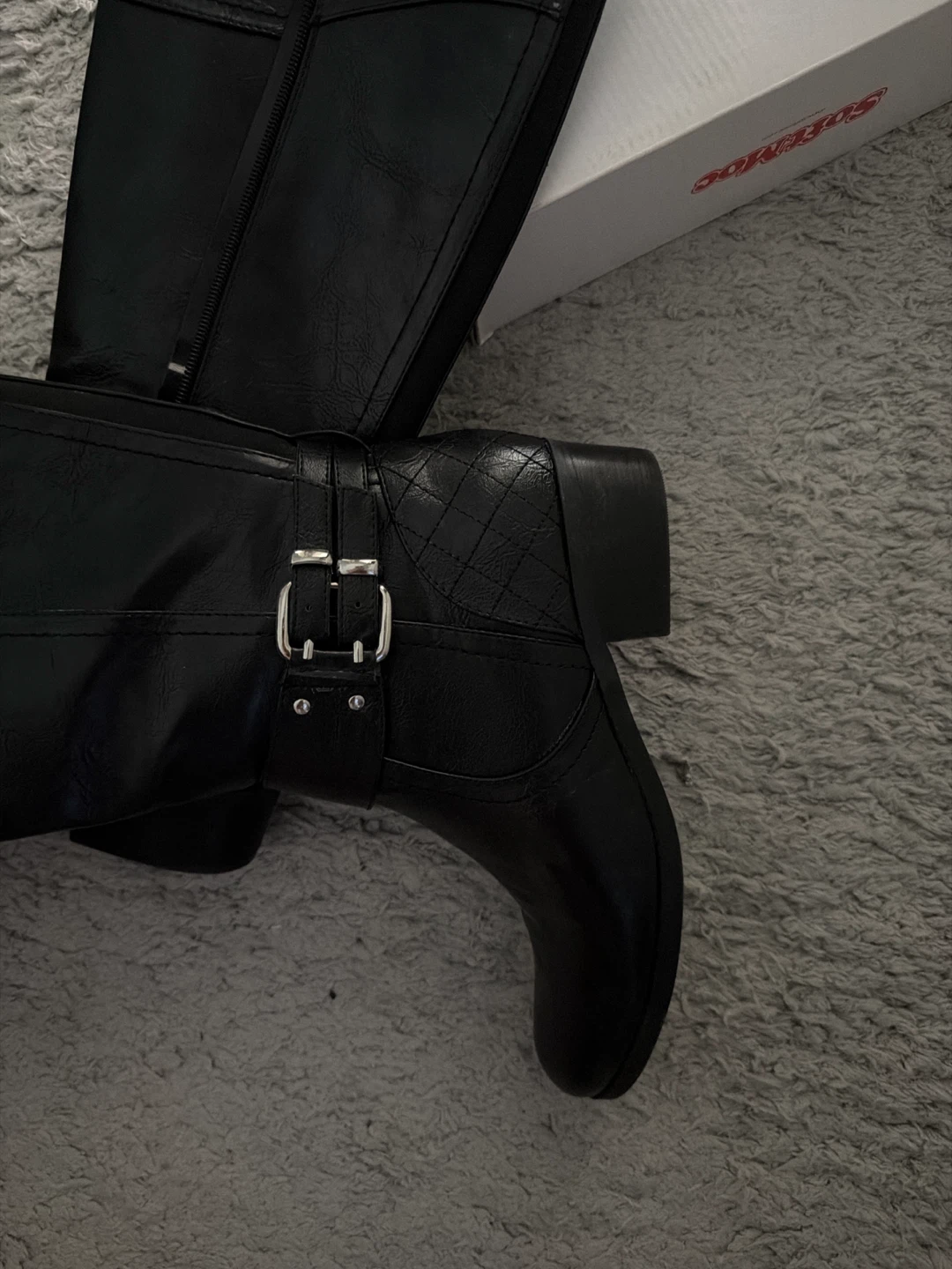 Unisa Black Knee-High Boots - Size 9M - photo 3