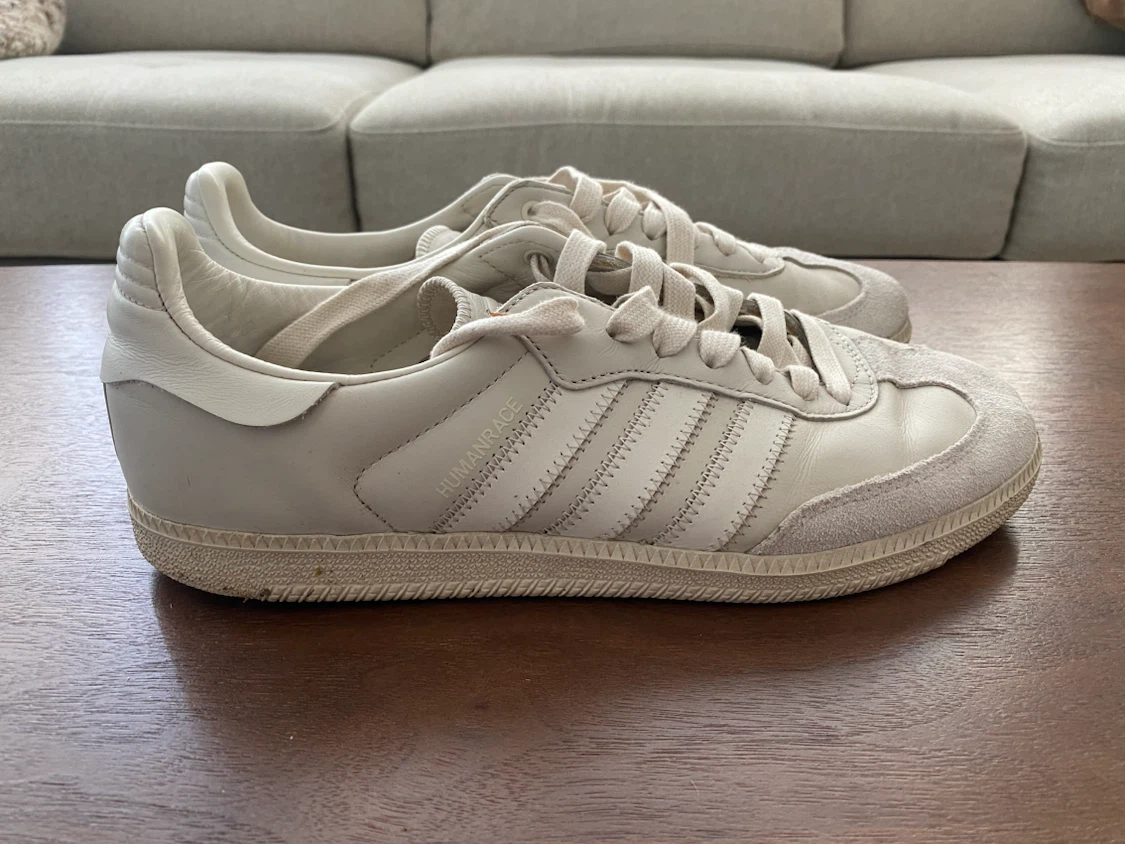 adidas x Humanrace Samba “Cloud White” by Pharrell Williams - photo 4