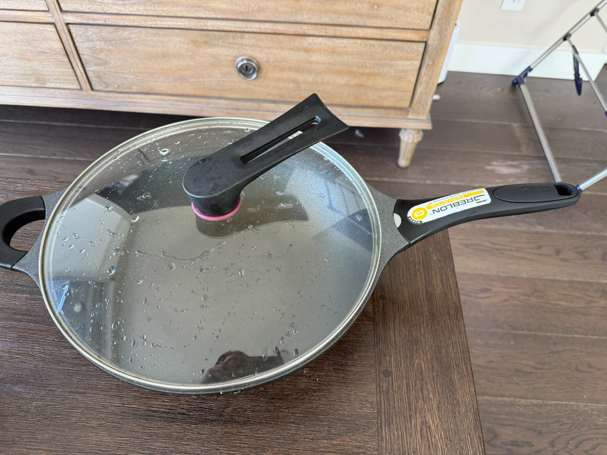 Granite Stone Wok with Lid