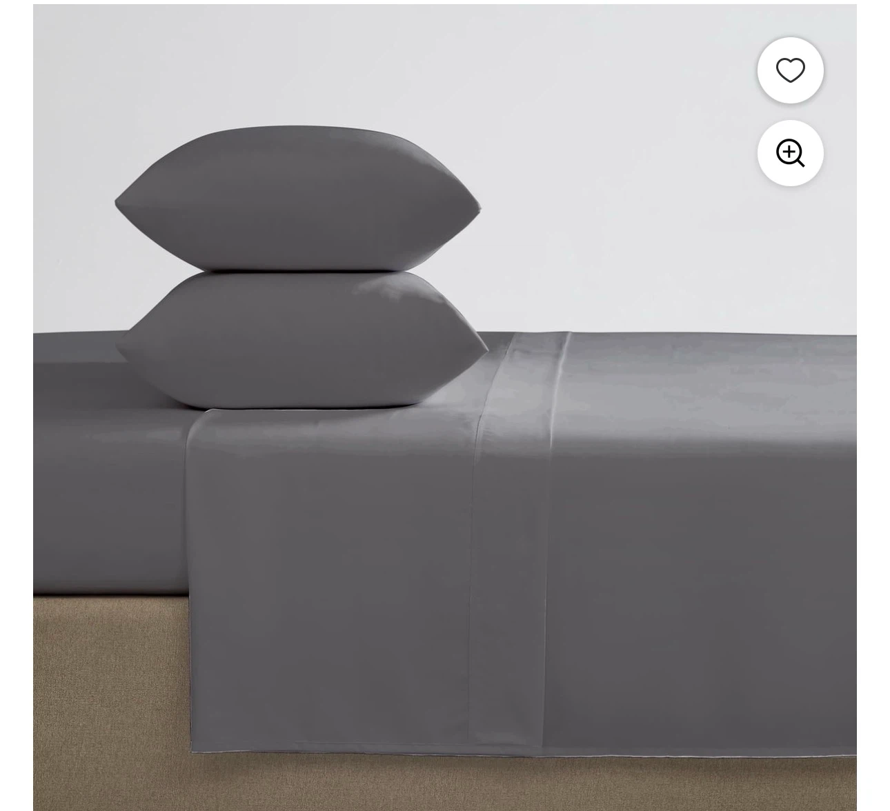 HomeTrends Performance Sheet Set - Queen - Grey - photo 3